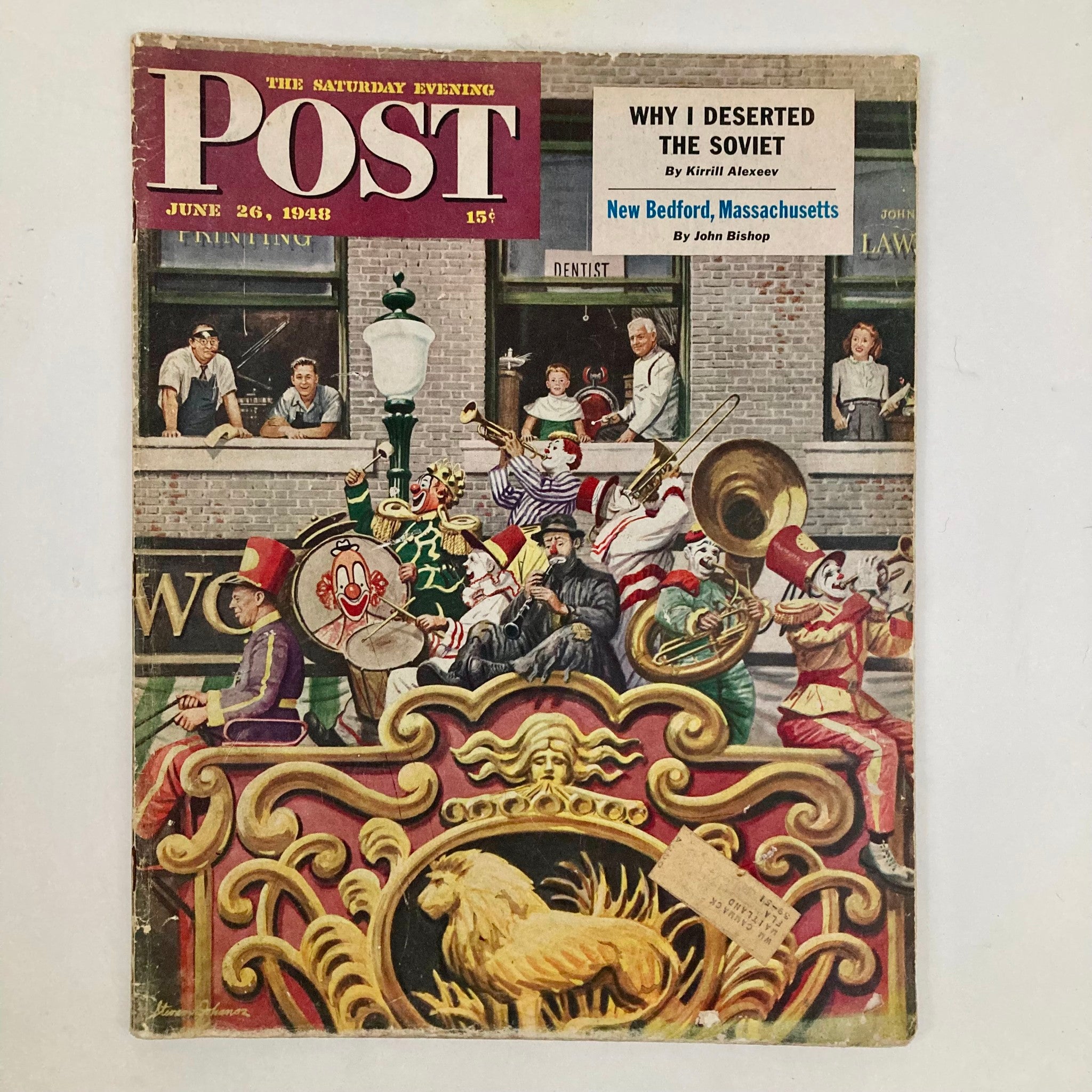 Saturday Evening Post Magazine June 26 1948 The Big Parade - Stevan Dohanos