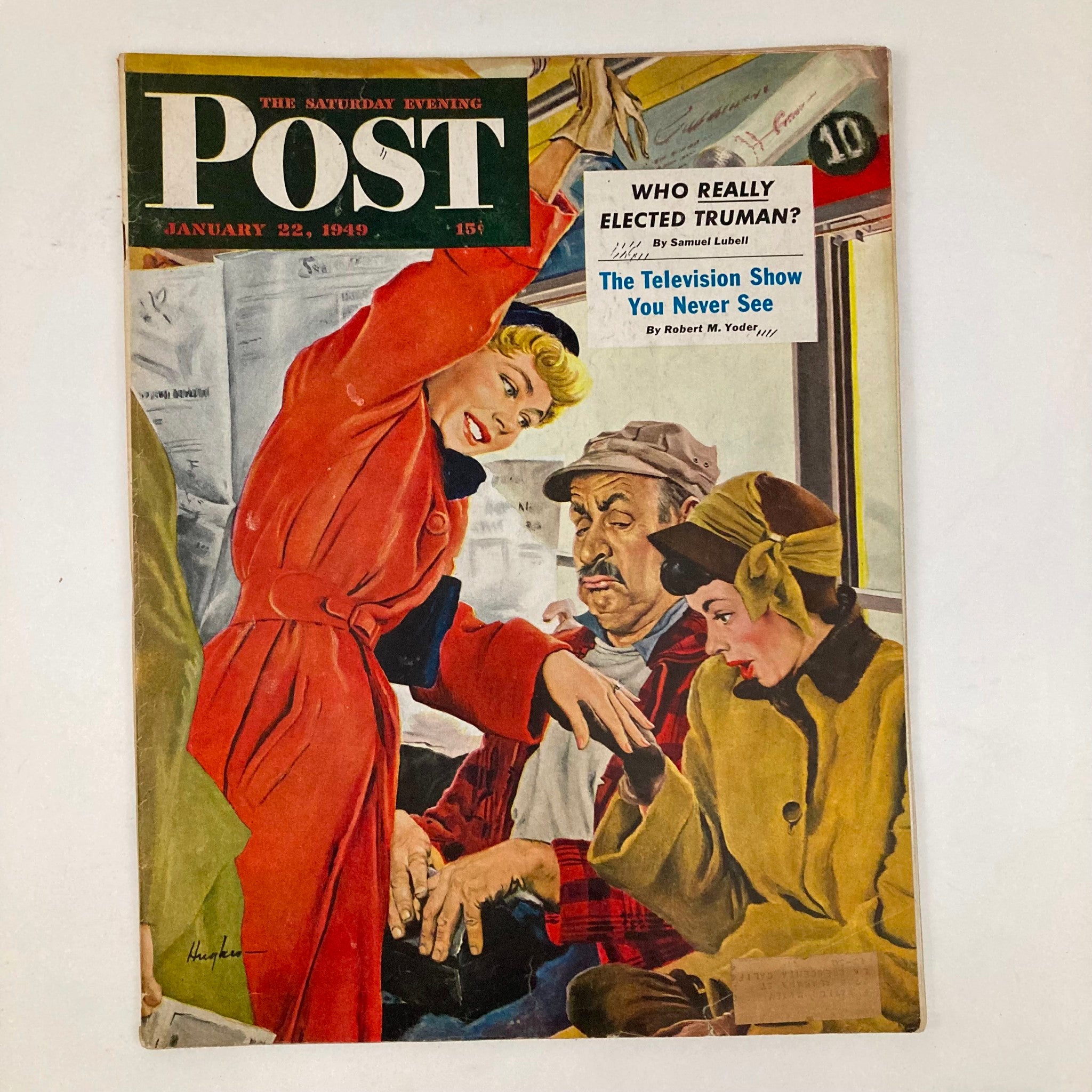 Saturday Evening Post Magazine January 22 1949 Engagement Ring - George Hughes