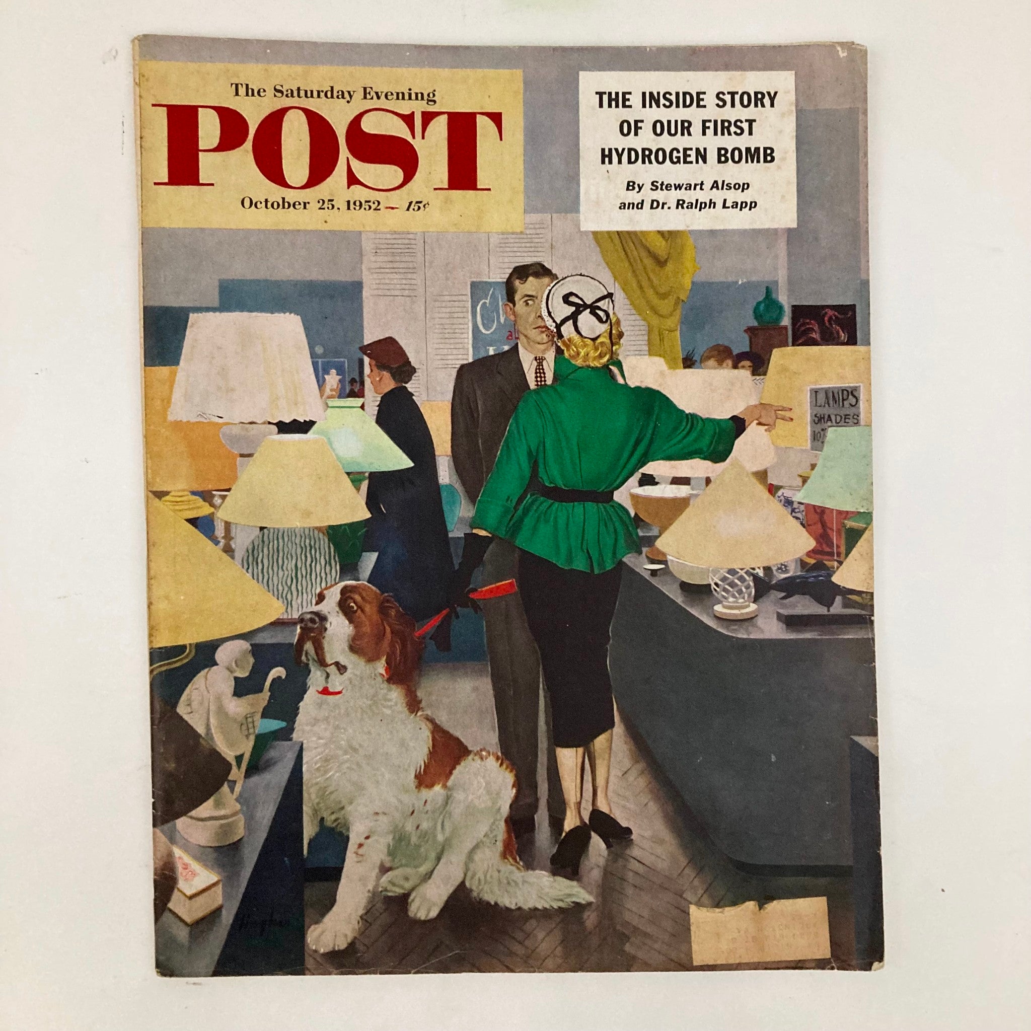 Saturday Evening Post Magazine October 25 1952 Lady's Favor - George Hughes