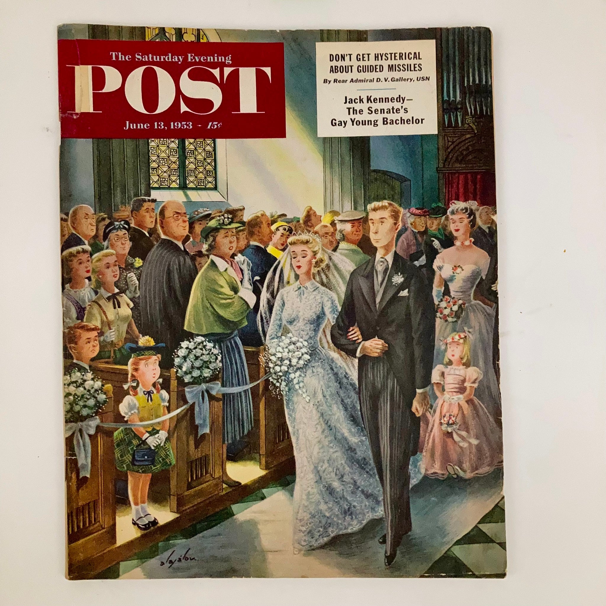 Saturday Evening Post Magazine June 13 1953 Mr. Montmorency - Alajalov No Label