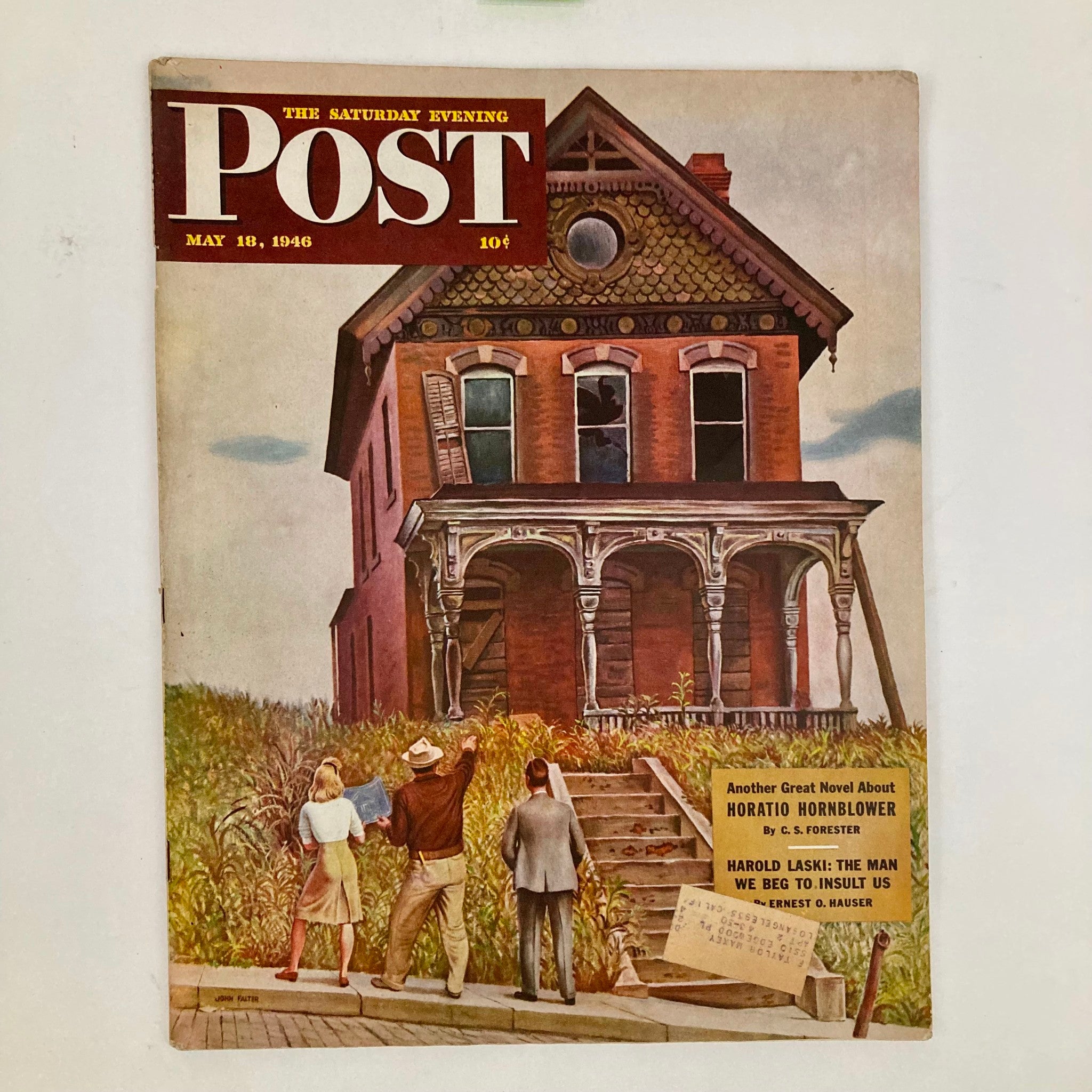 Saturday Evening Post Magazine May 18 1946 Illustrated Cover John Falter