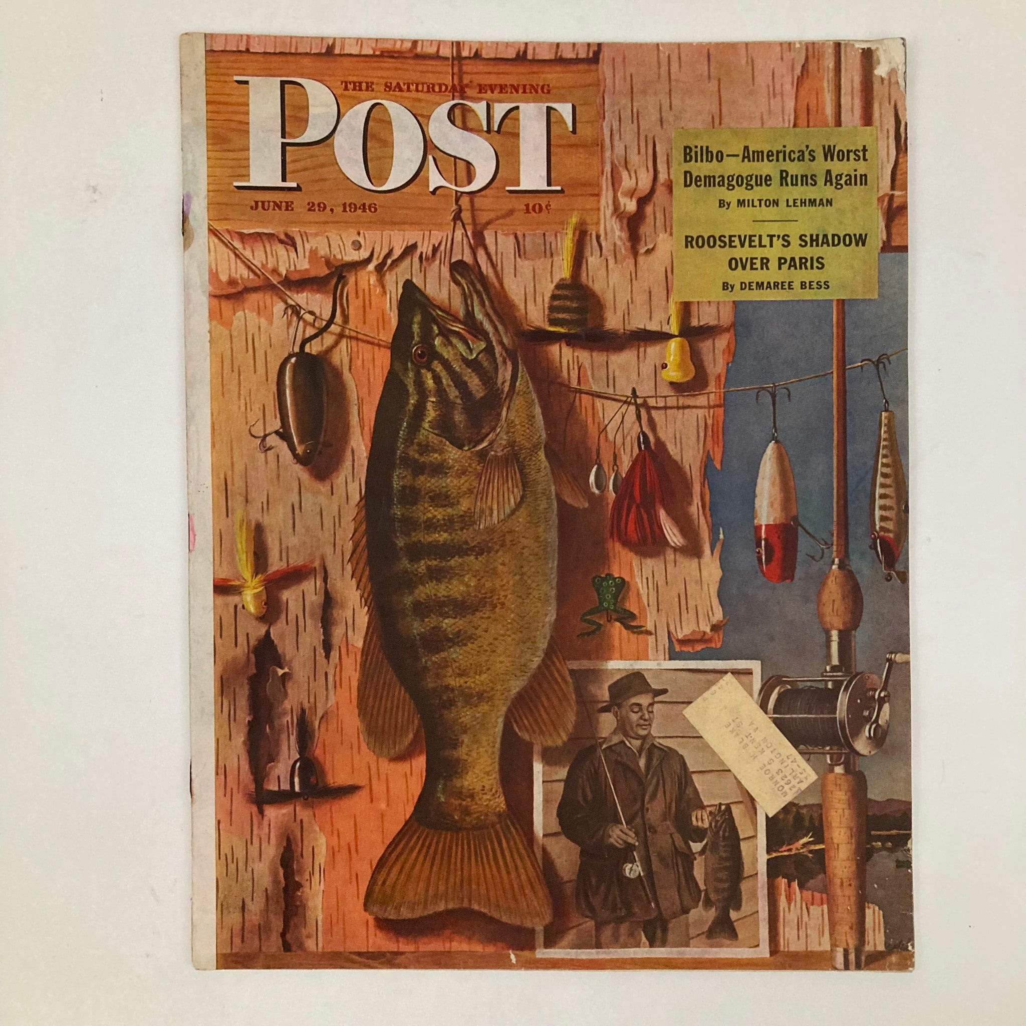 Saturday Evening Post Magazine June 29 1946 Illustrated Cover John Atherton