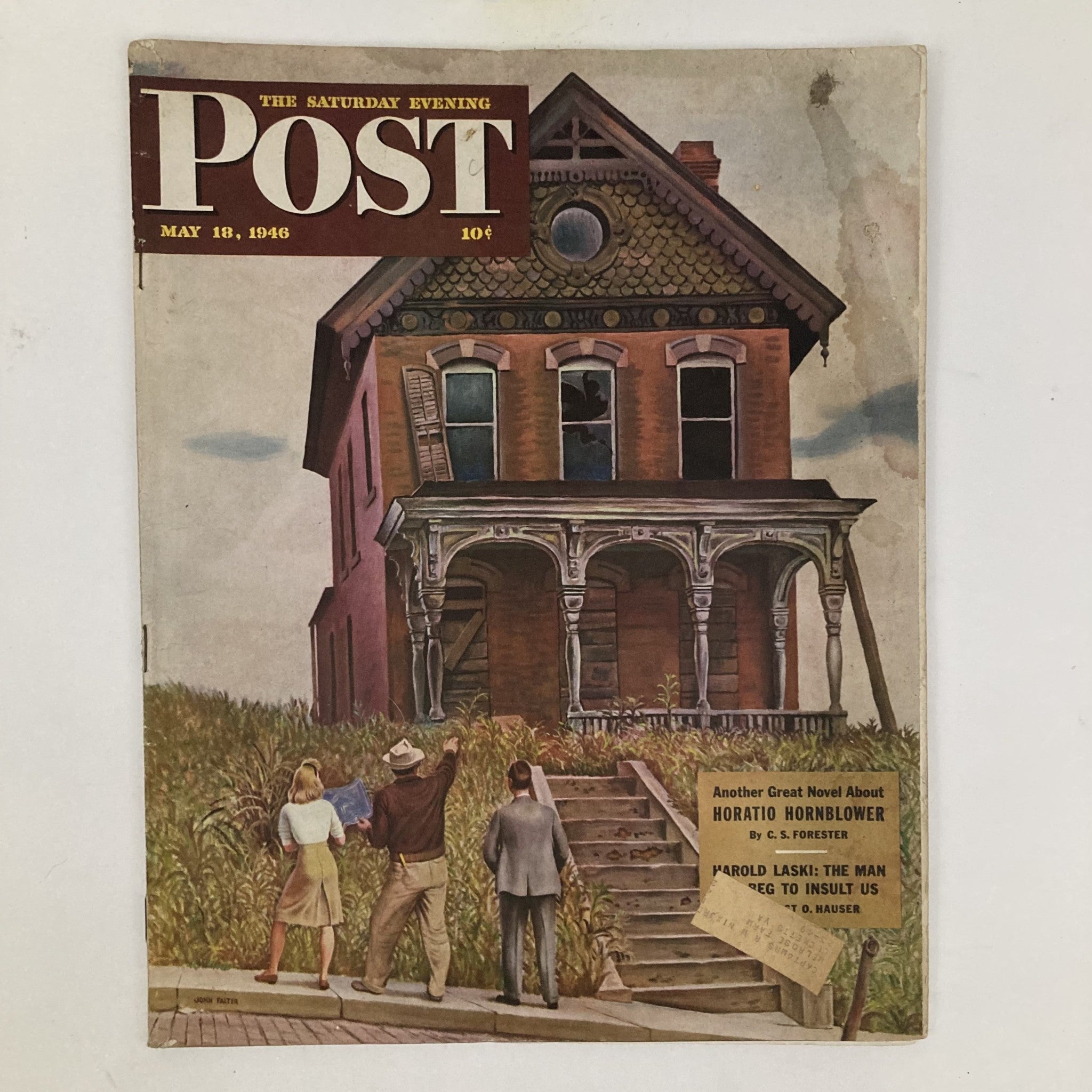 Saturday Evening Post Magazine May 18 1946 The Remodeling by John Falter