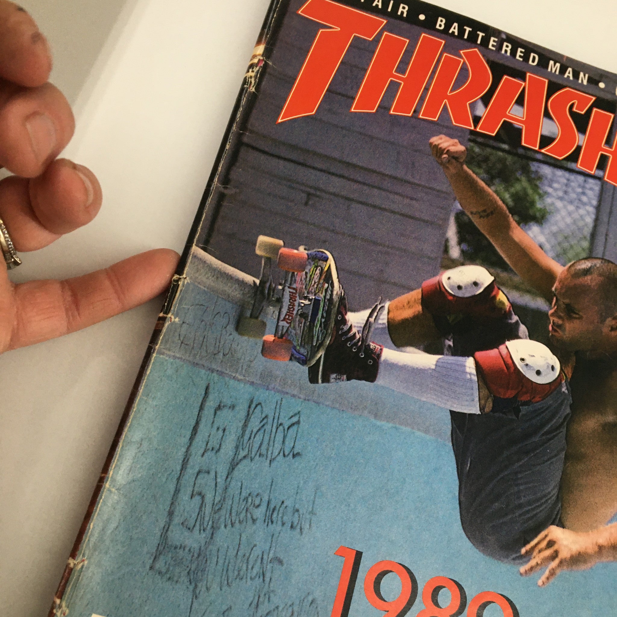 VTG Thrasher Magazine January 1989 Jay Adams Grinds The Egg Bowl No Label