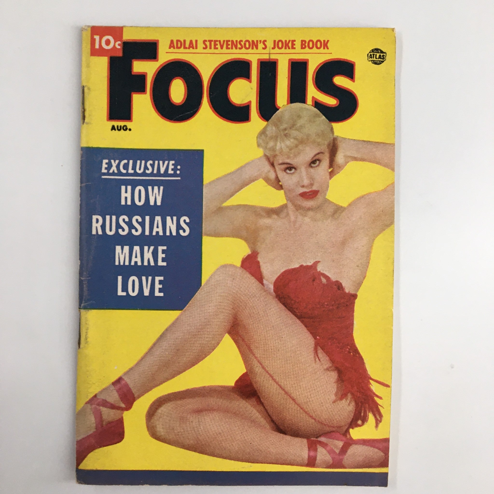 VTG Focus Magazine August 1954 Exclusive How Russian's Make Love No Label