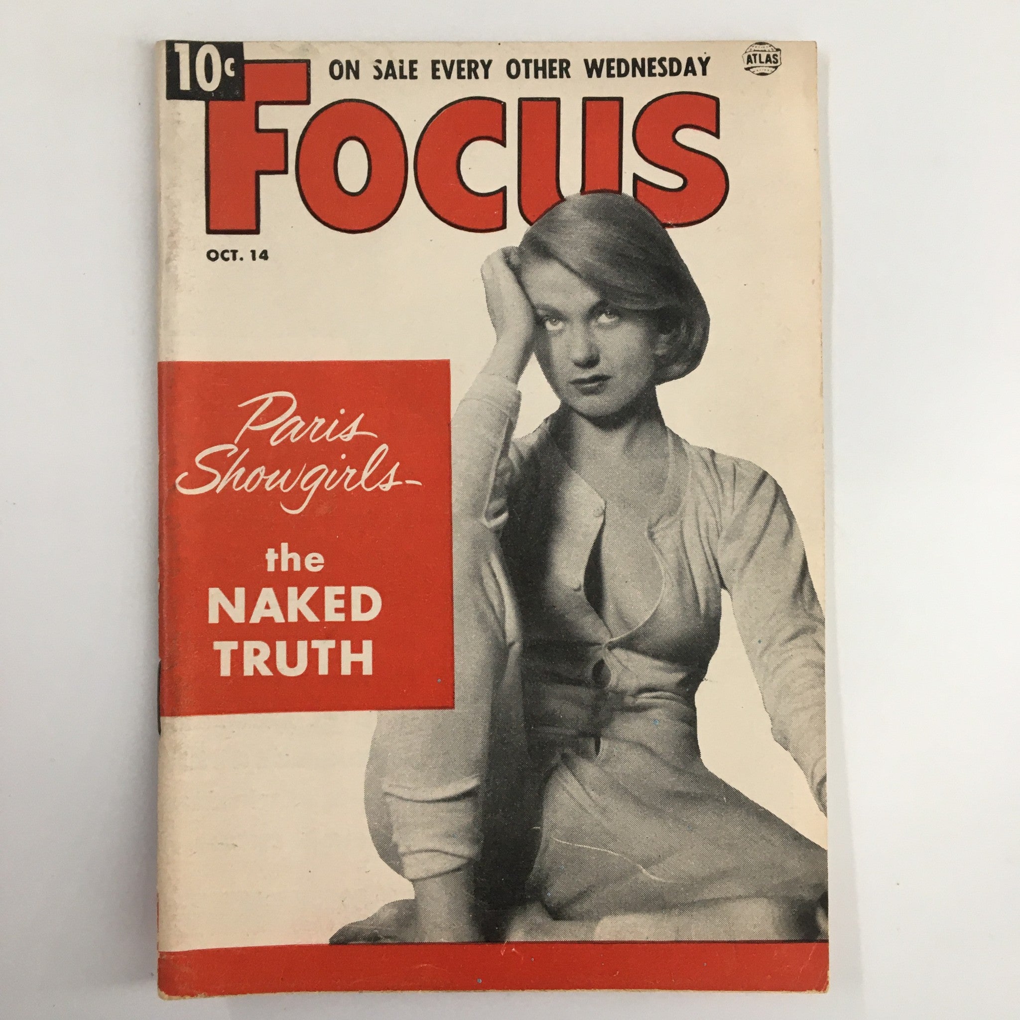 VTG Focus Magazine October 14 1953 Paris Showgirls The Naked Truth No Label