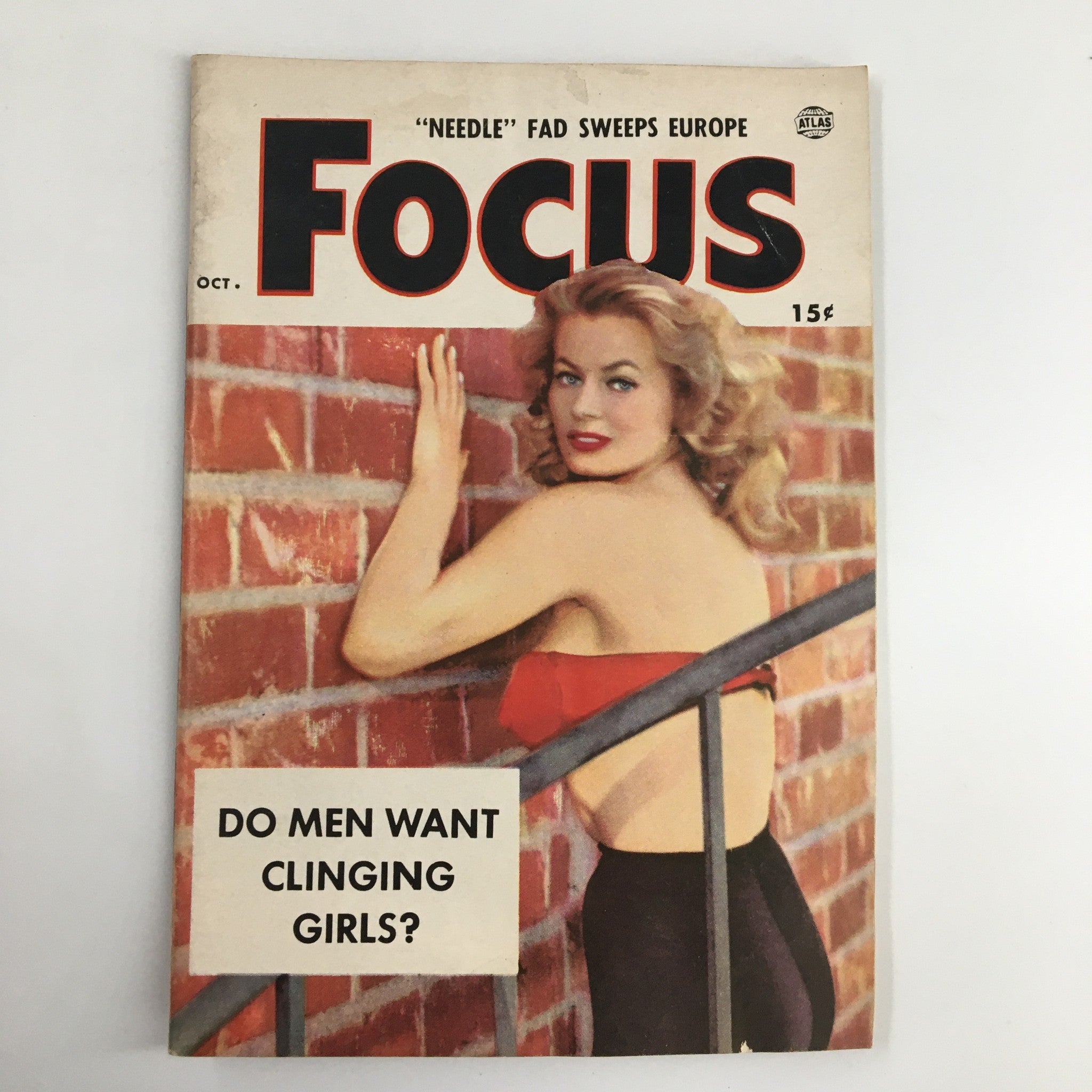 VTG Focus Magazine October 1955 Do Men Want Clinging Girls? No Label