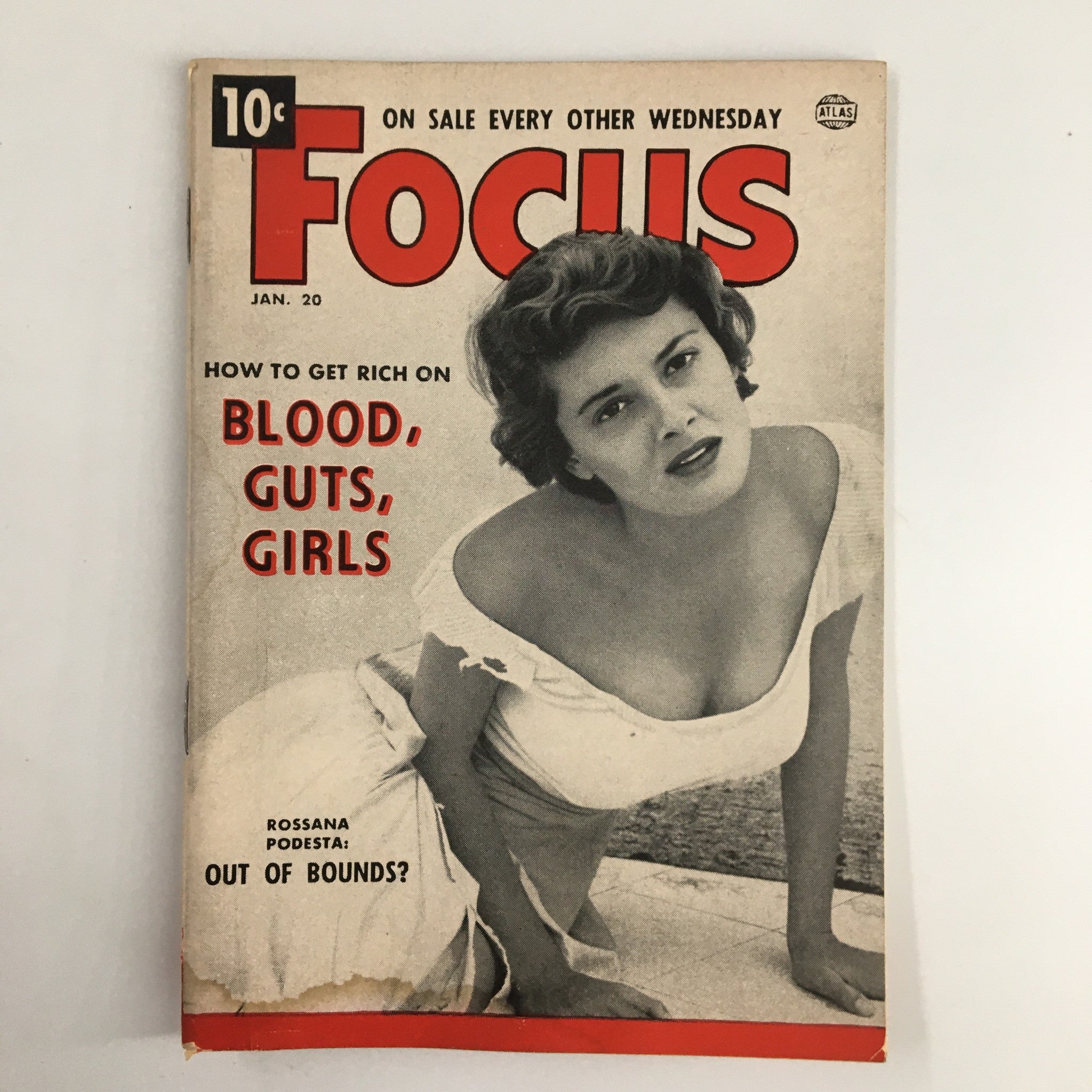 VTG Focus Magazine January 20 1954 Rossana Podesta Out of Bounds? No Label