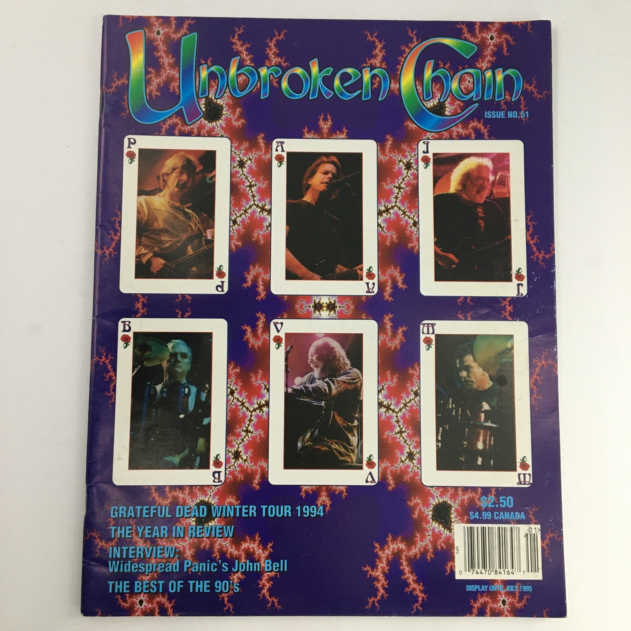 Unbroken Chain Magazine #51 April-June 1995 Phil Lesh & Bob Weir & Jerry Garcia