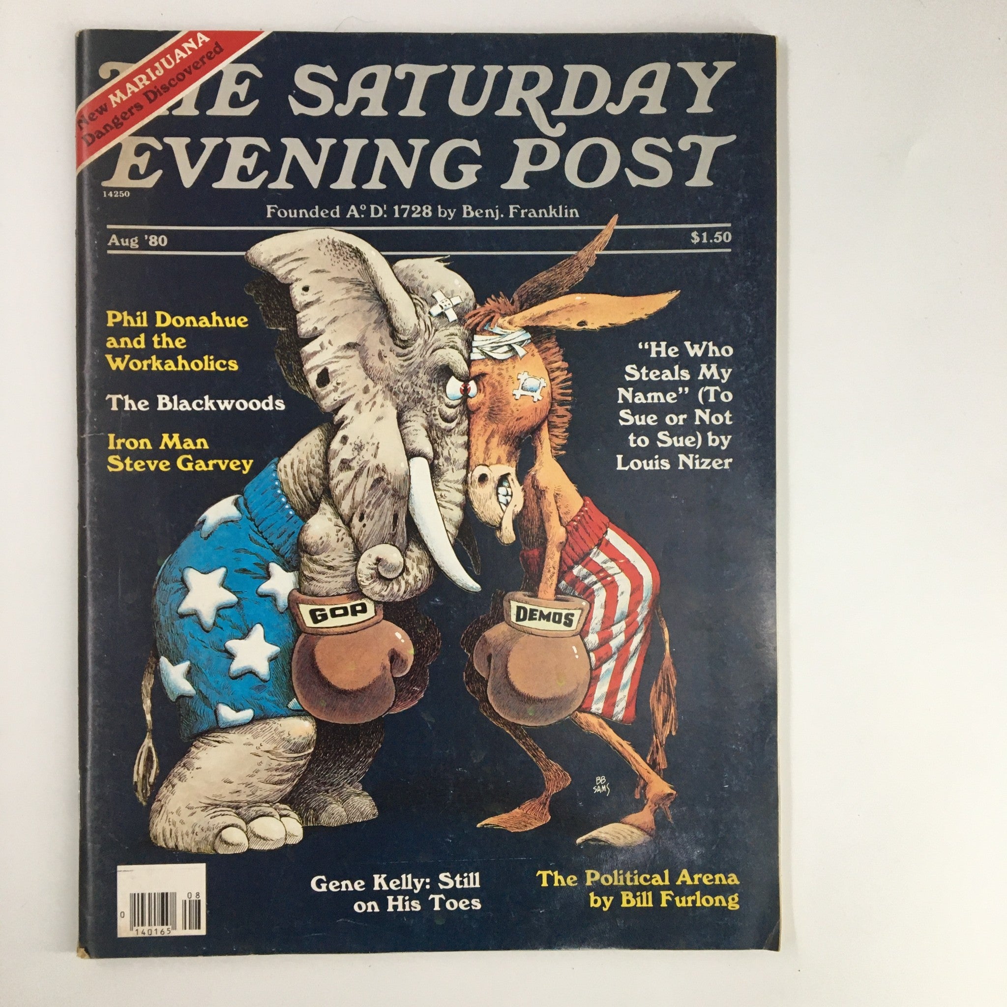 The Saturday Evening Post August 1980 Phil Donahue and the Workaholics