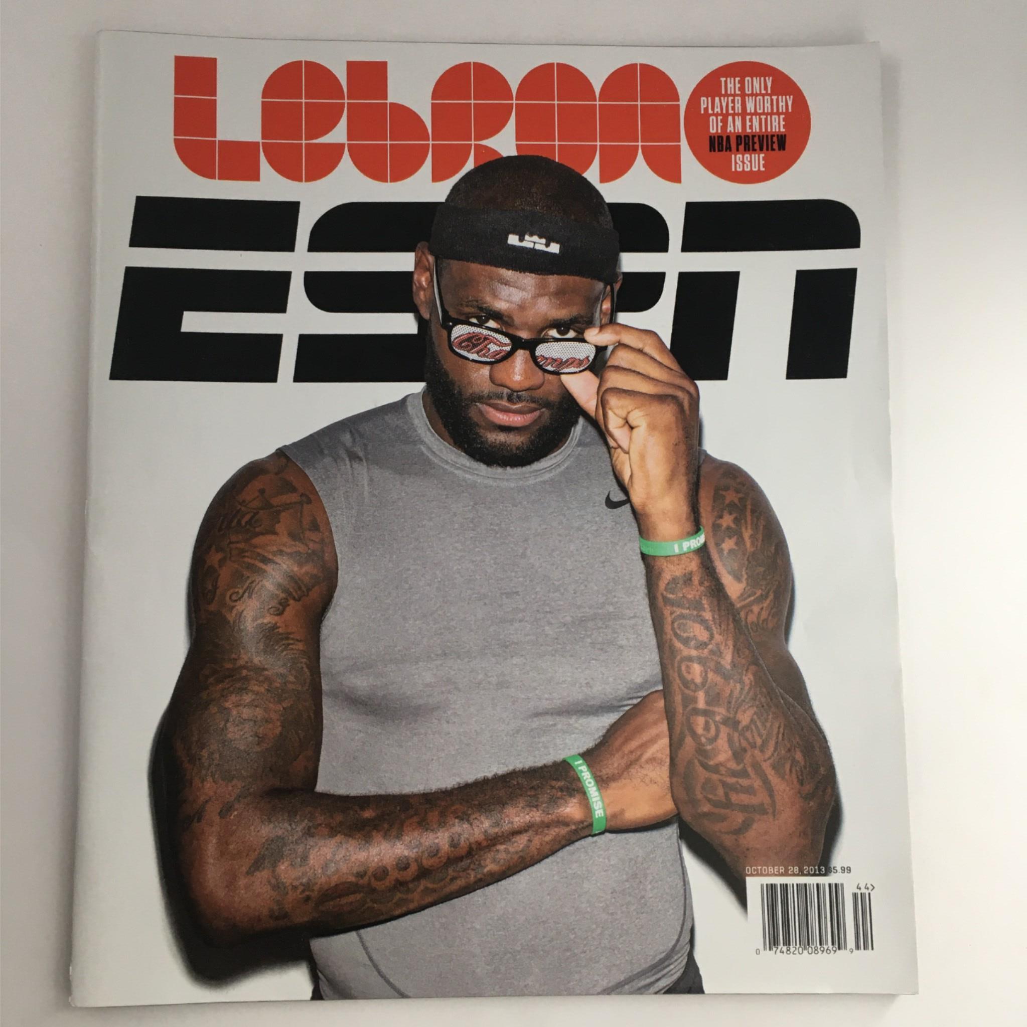 ESPN Magazine October 28, 2013 NBA LeBron James