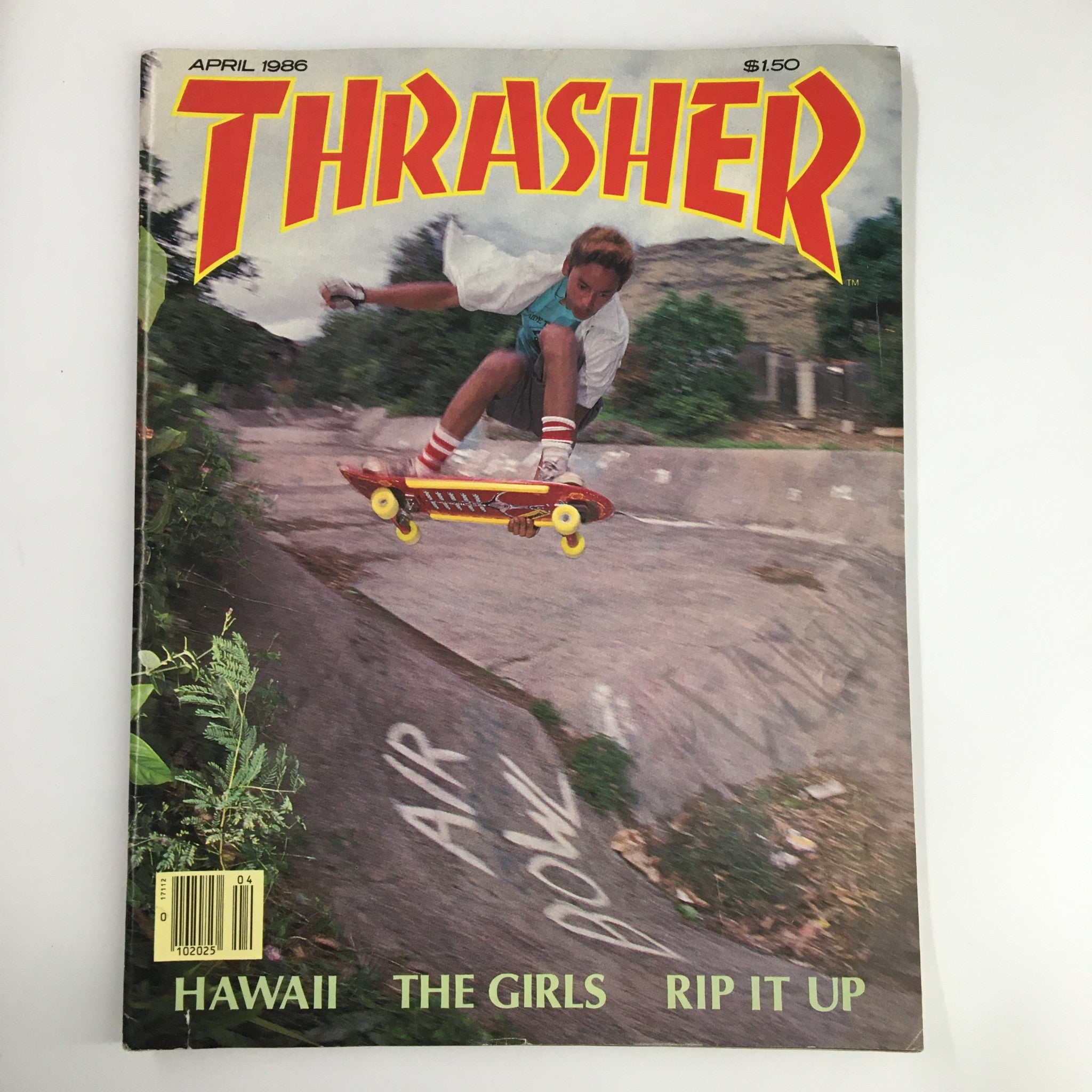 VTG Thrasher Magazine April 1986 Tommy Guerrero The Infamous Wallo's No Label