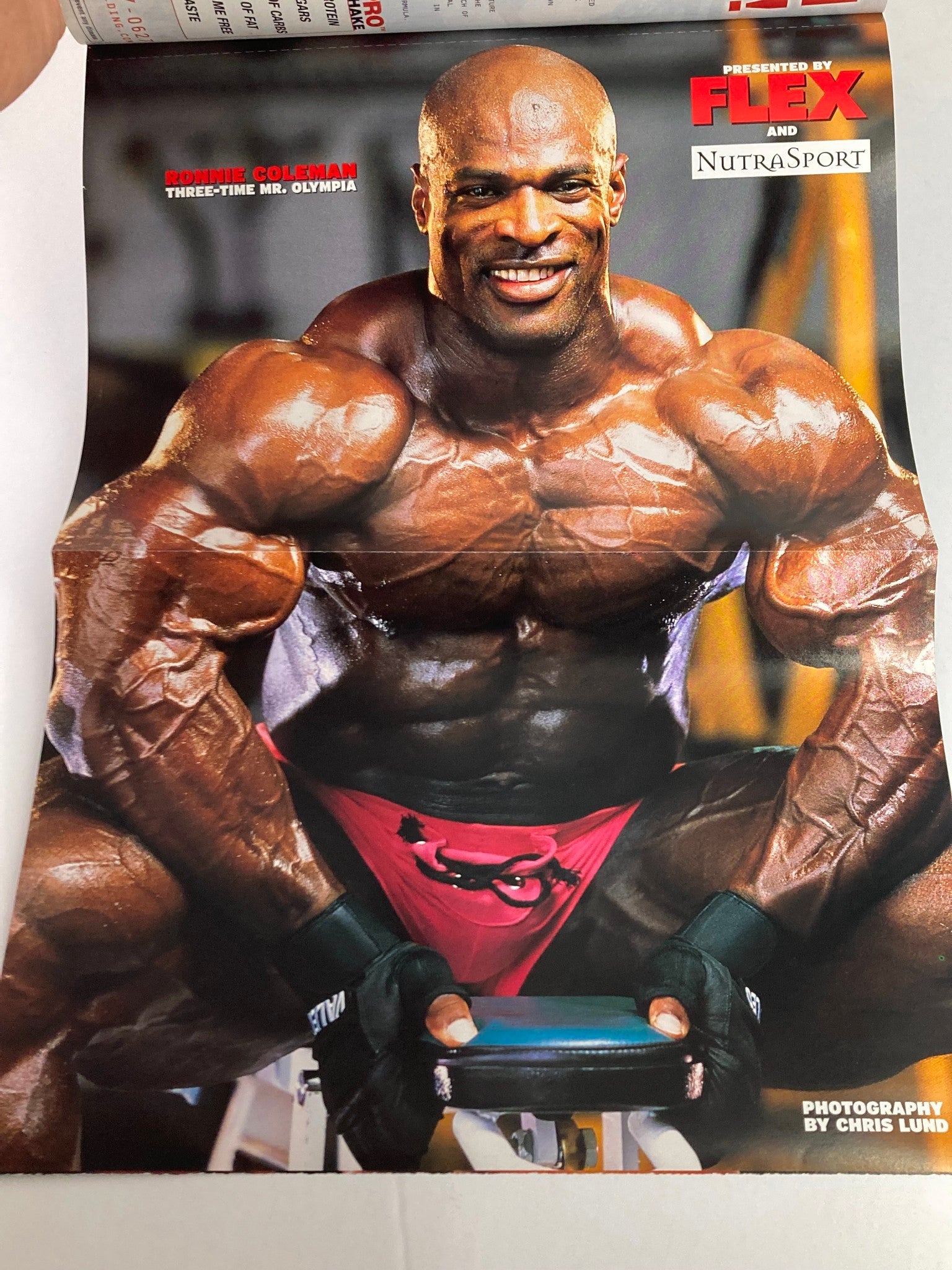 Flex Magazine June 2001 Vol 19 #4 Ronnie Coleman & King Kamali w Poster No Label