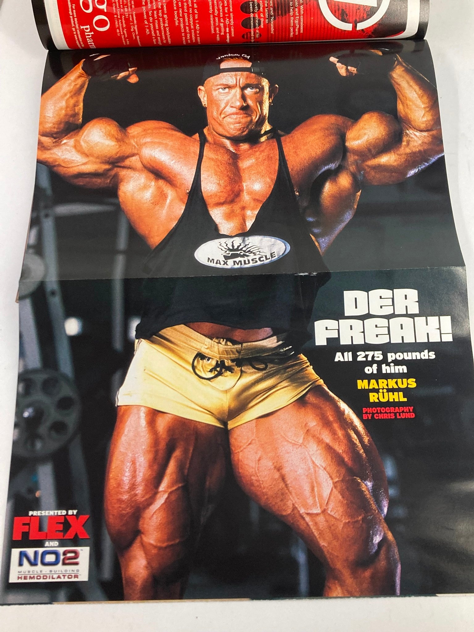 Flex Magazine May 2002 Vol 20 #3 Jay Cutler & Kim Lyons w Poster No Label