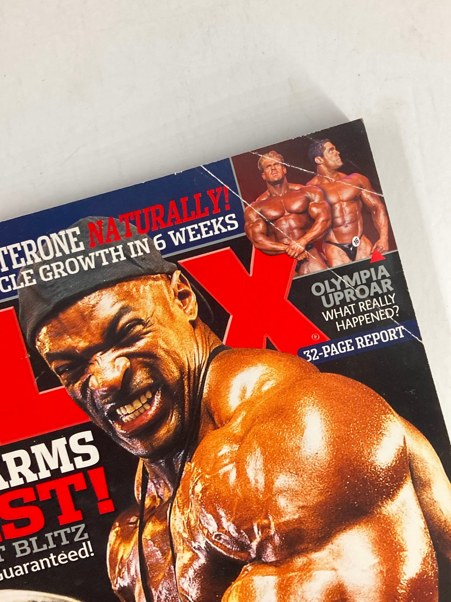 Flex Magazine January 2006 Mr. Olympia Ronnie Coleman w Poster No Label