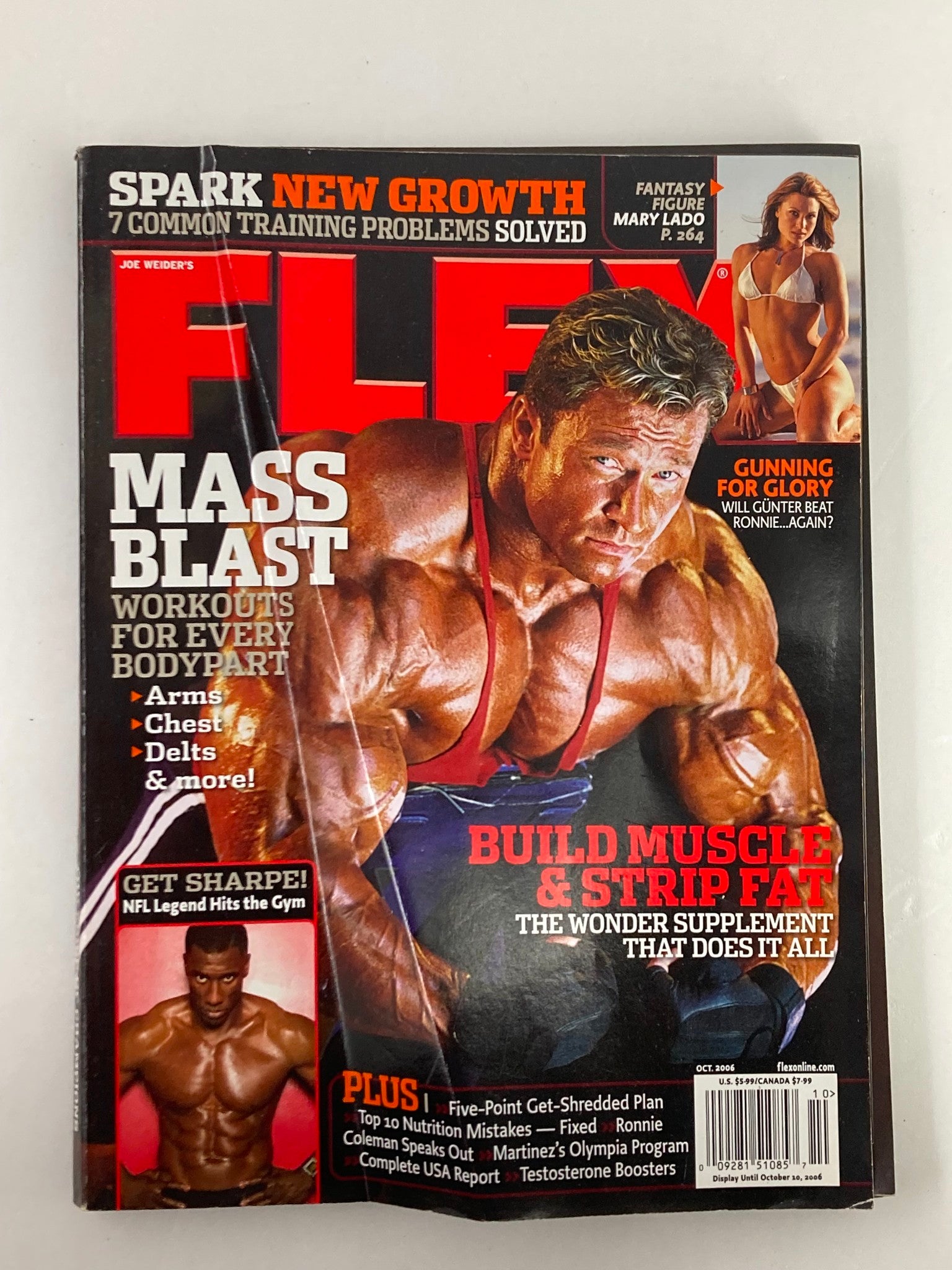 Flex Magazine October 2006 Vol 24 #8 Günter Schlierkamp Gunning Glory No Label