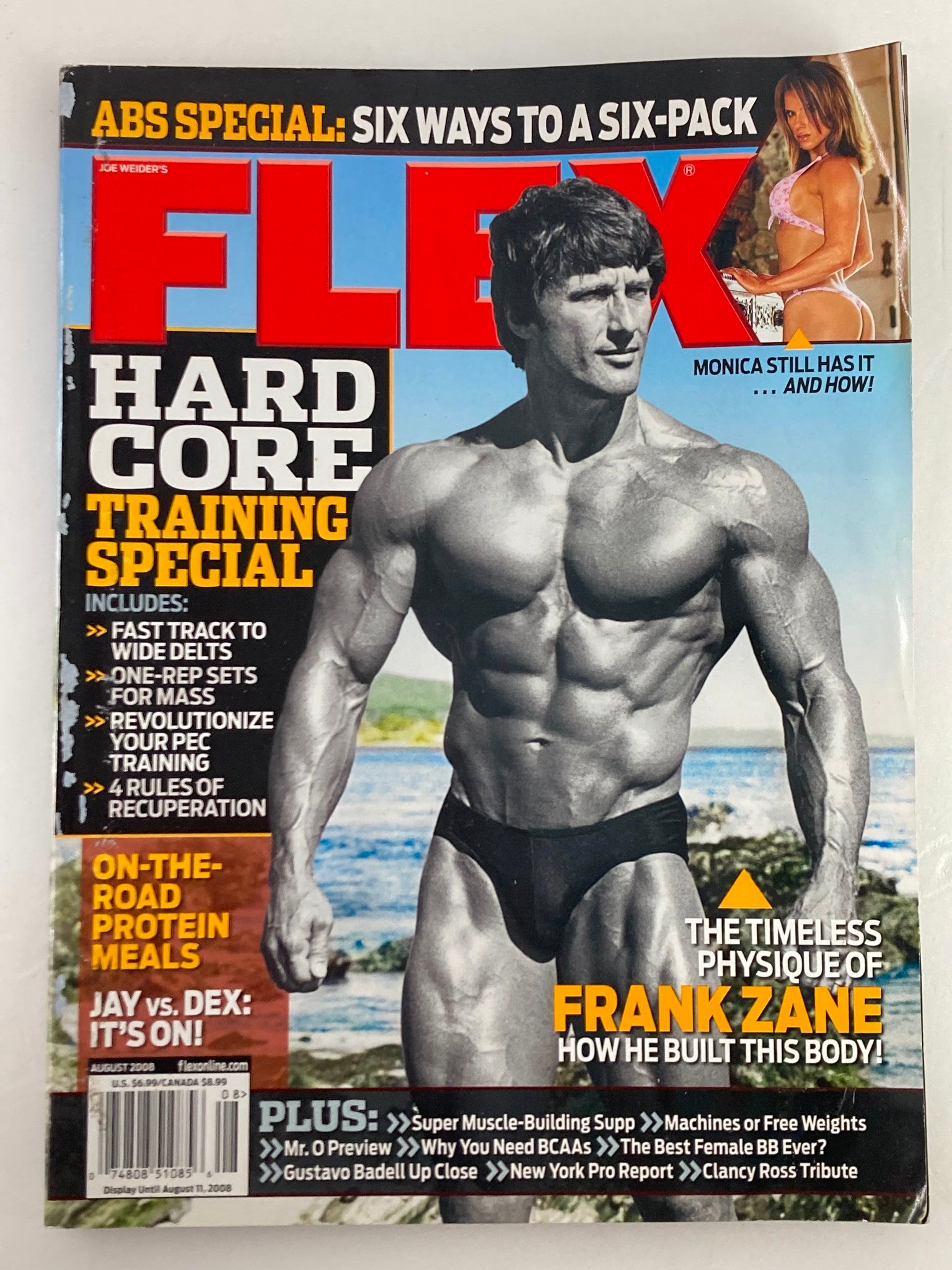 Flex Magazine August 2008 Frank Zane How He Built This Body No Label