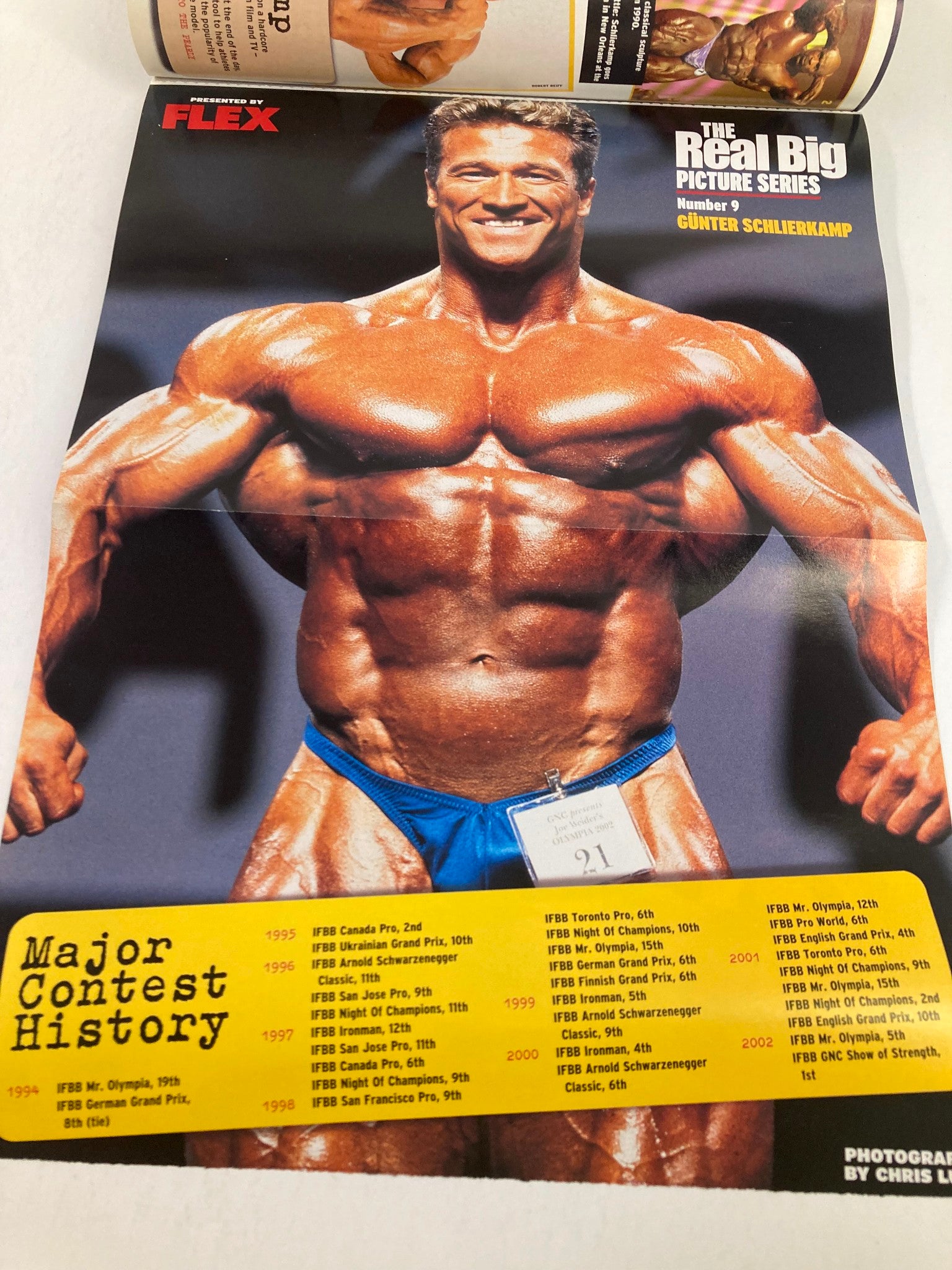 Flex Magazine January 2004 Vol 21 #11 How Ronnie Coleman Does It w Poster