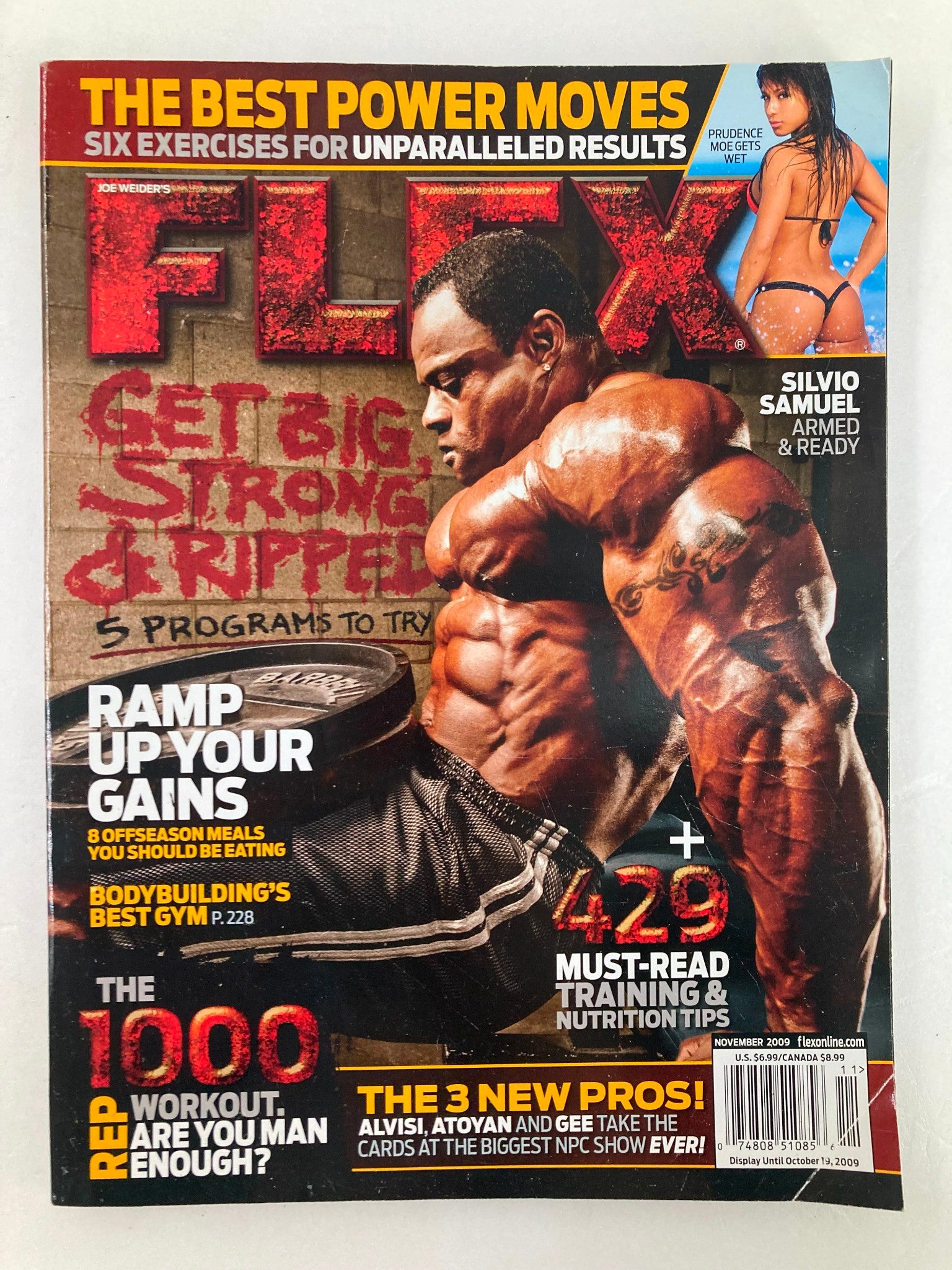 Flex Magazine November 2009 Silvio Samuel and Prudence Moe No Label