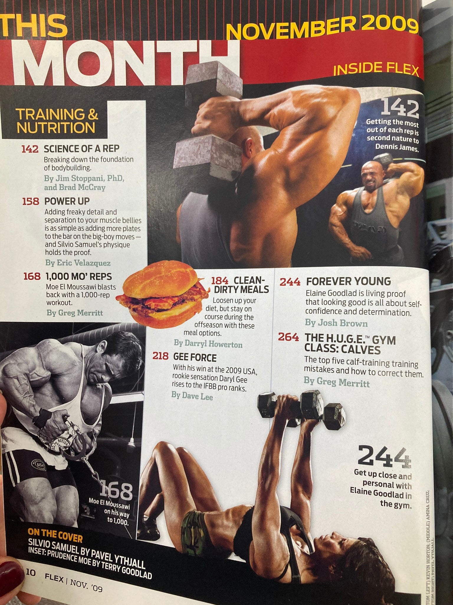 Flex Magazine November 2009 Silvio Samuel and Prudence Moe No Label