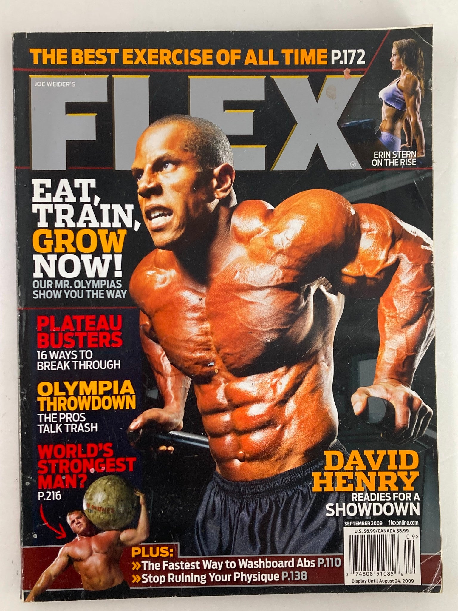 Flex Magazine September 2009 David Henry and Erin Stern No Label