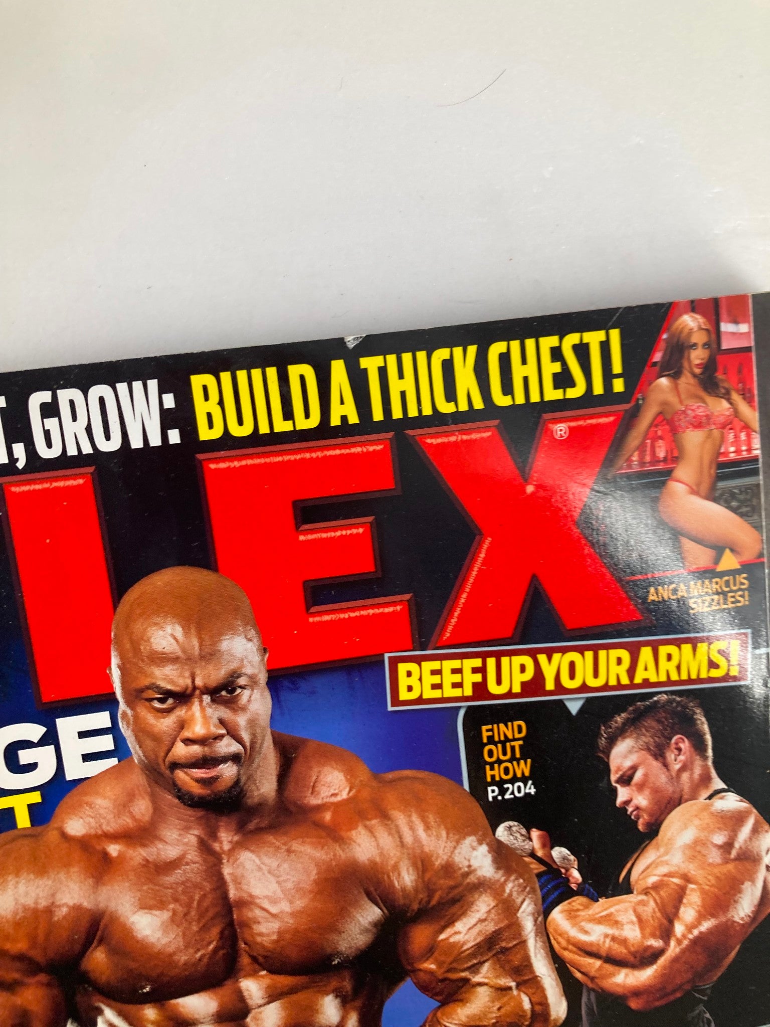 Flex Magazine February 2011 Toney Freeman and Anca Marcus No Label