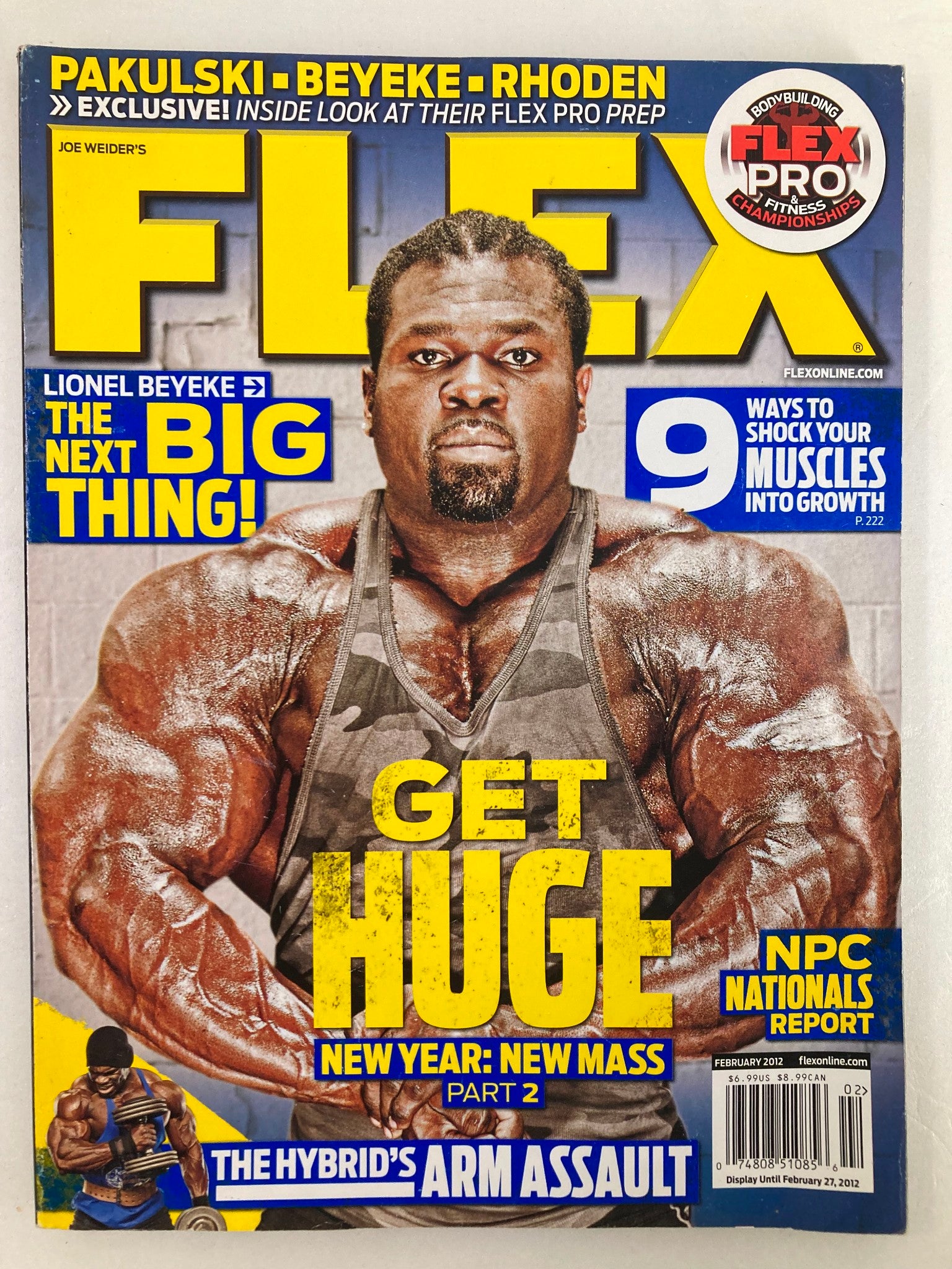 Flex Magazine February 2012 Lionel Beyeke The Next Big Thing No Label