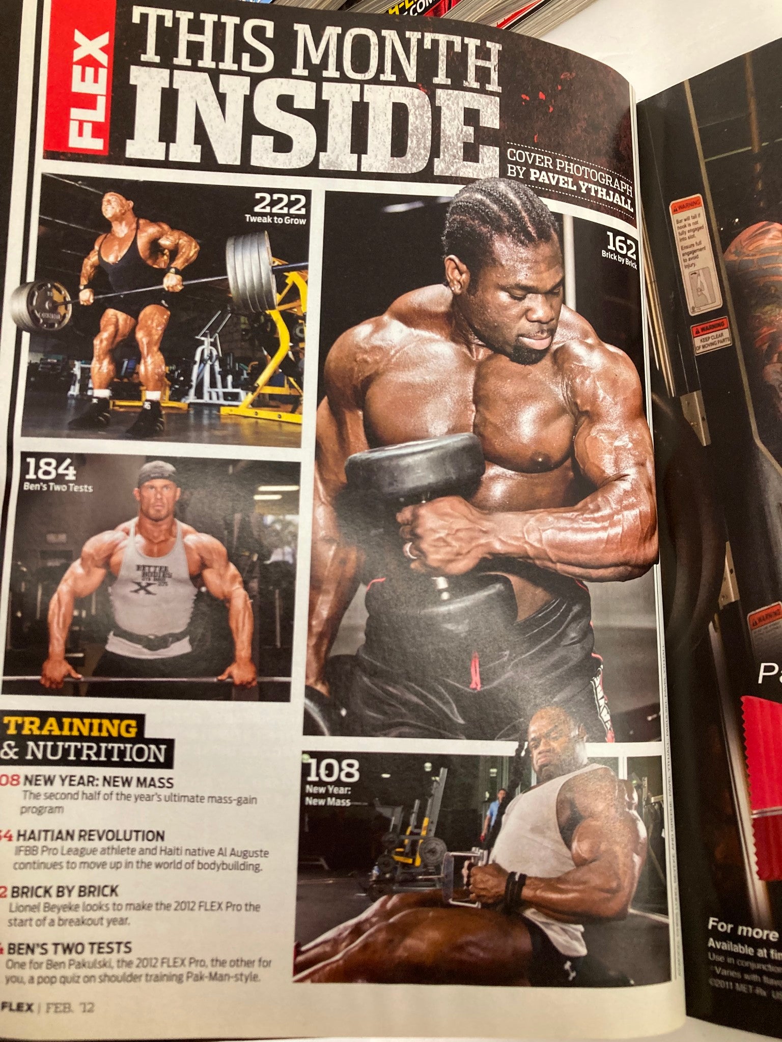 Flex Magazine February 2012 Lionel Beyeke The Next Big Thing No Label