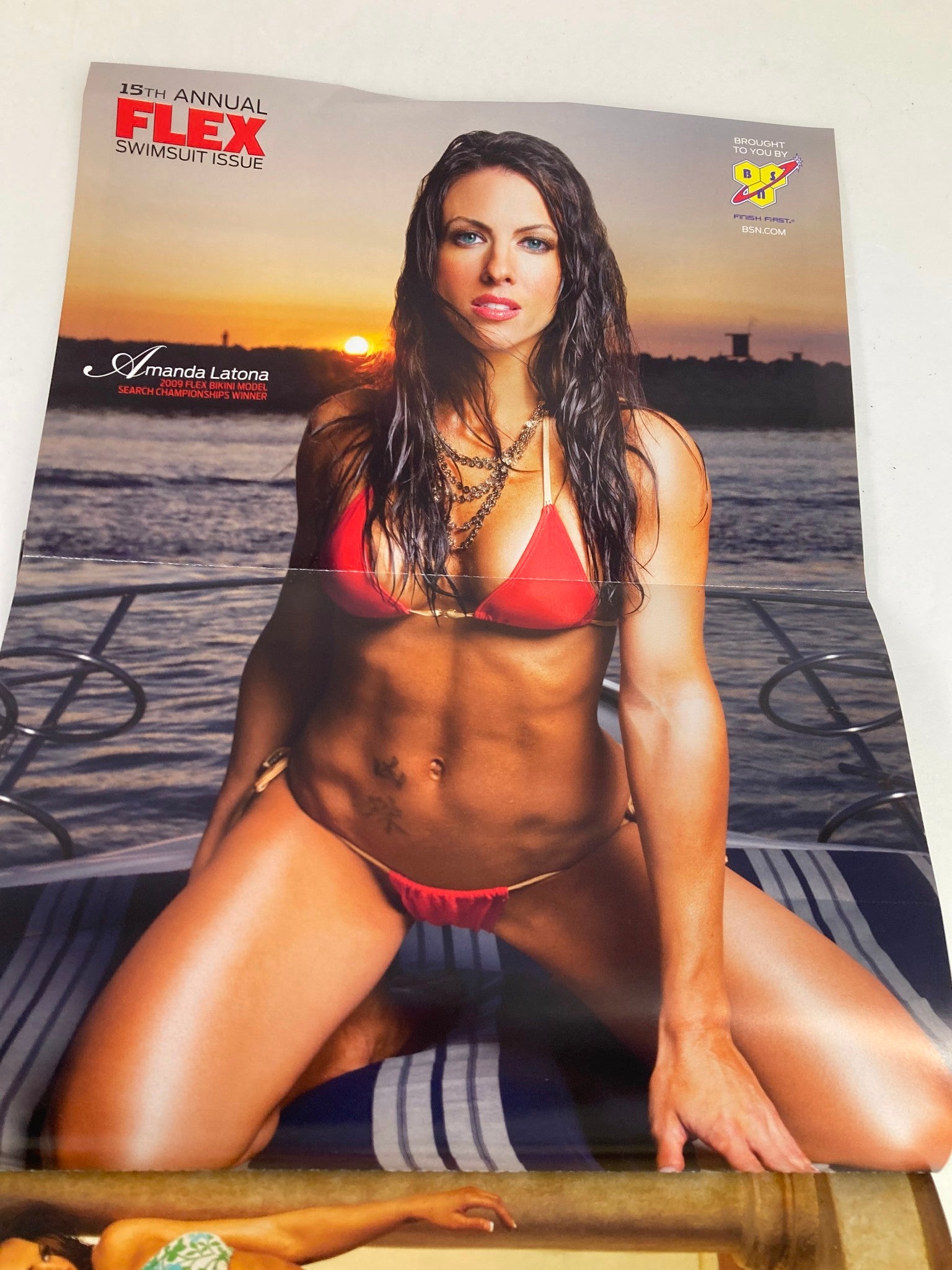 Flex Magazine June 2010 Dianna Dahlgreen and Ed Nunn w Poster No Label