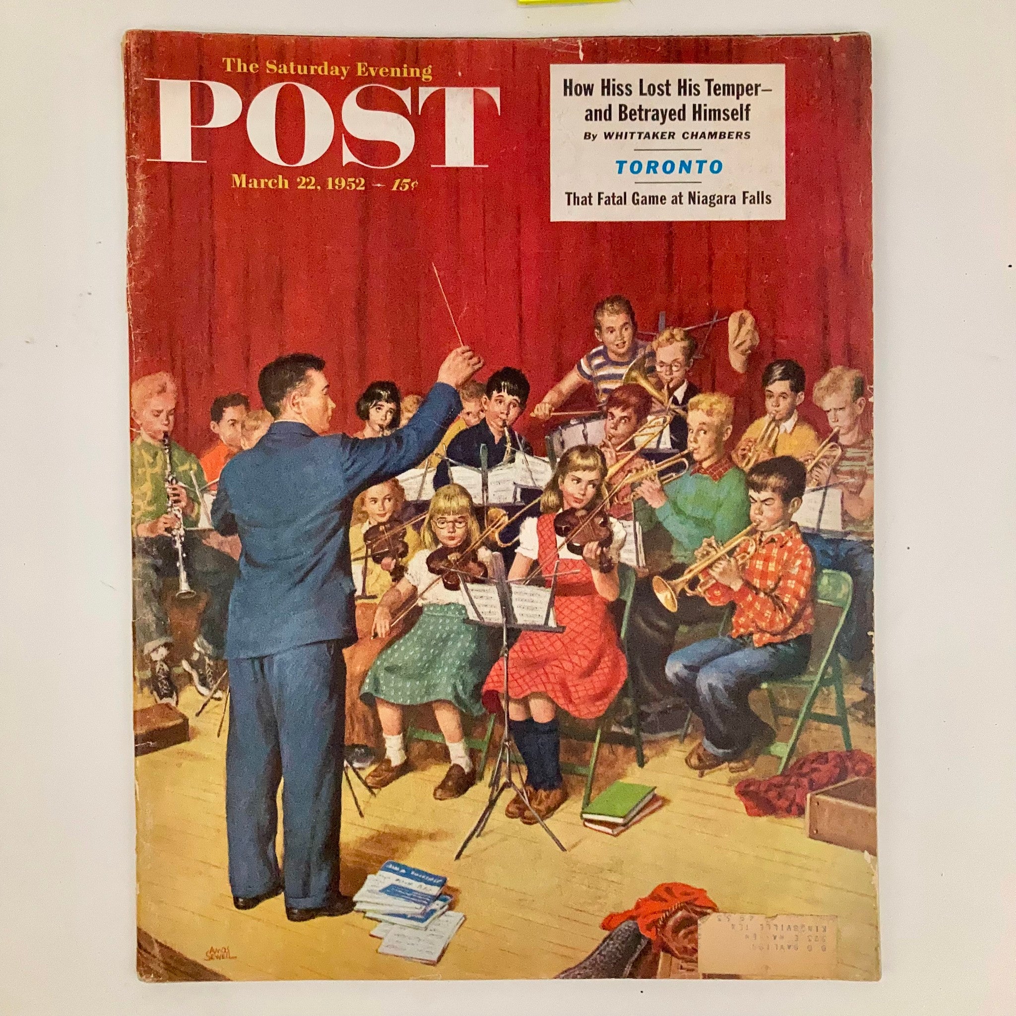 Saturday Evening Post Magazine March 22 1952 Trumpeter Elfreth Jones - Sewell