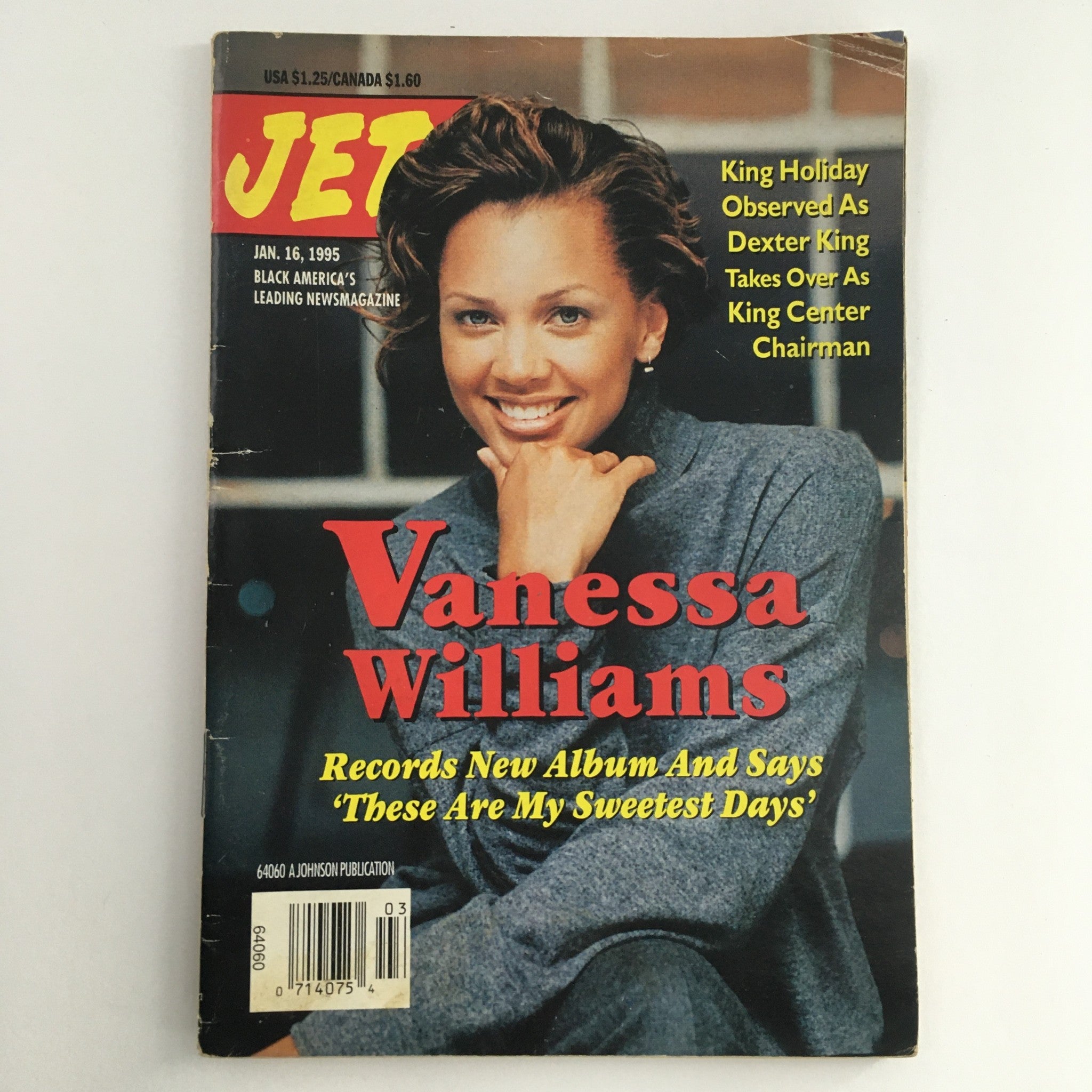 Jet Magazine January 16 1995 Vanessa Williams Records New Album & Dexter King