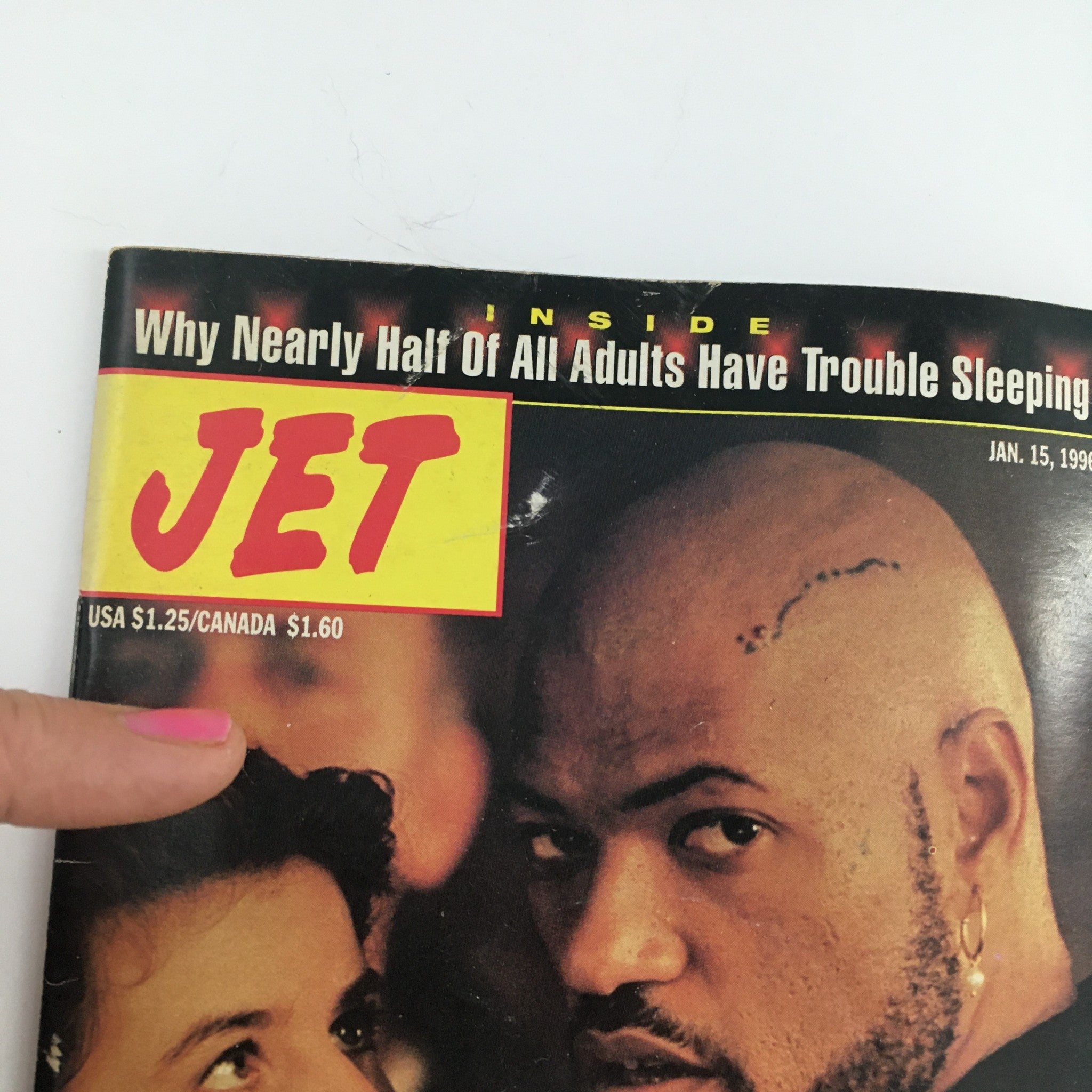 Jet Magazine January 15 1996 Laurence Fishburne and Irene Jacob in Othello Movie