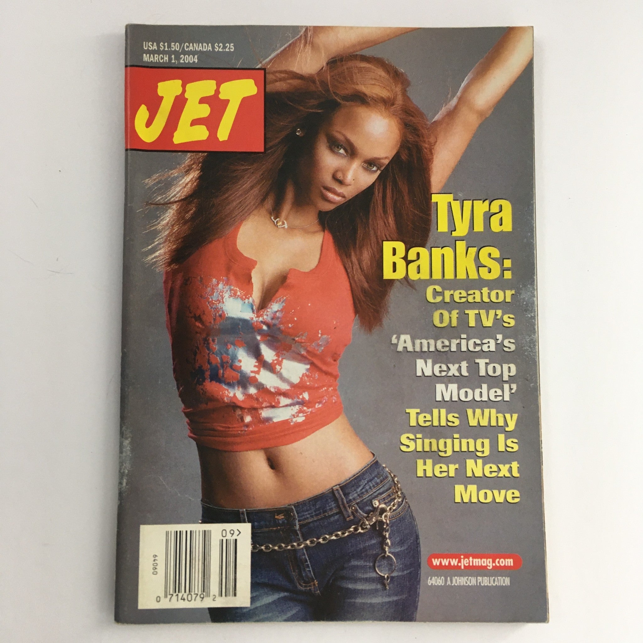 Jet Magazine March 1 2004 Tyra Banks Creator of America's Next Top Model