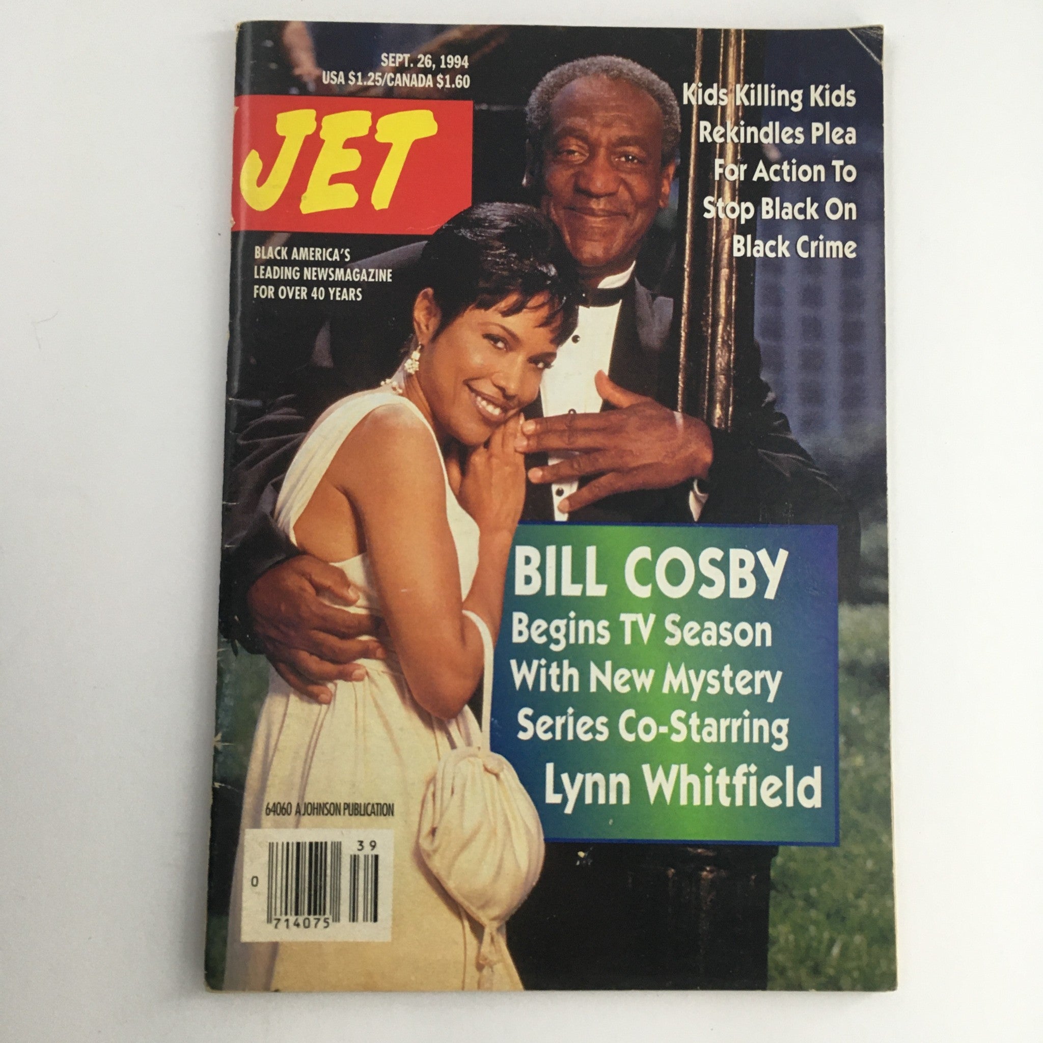 Jet Magazine September 26 1994 Bill Cosby New Mystery Series with Lynn Whitfield