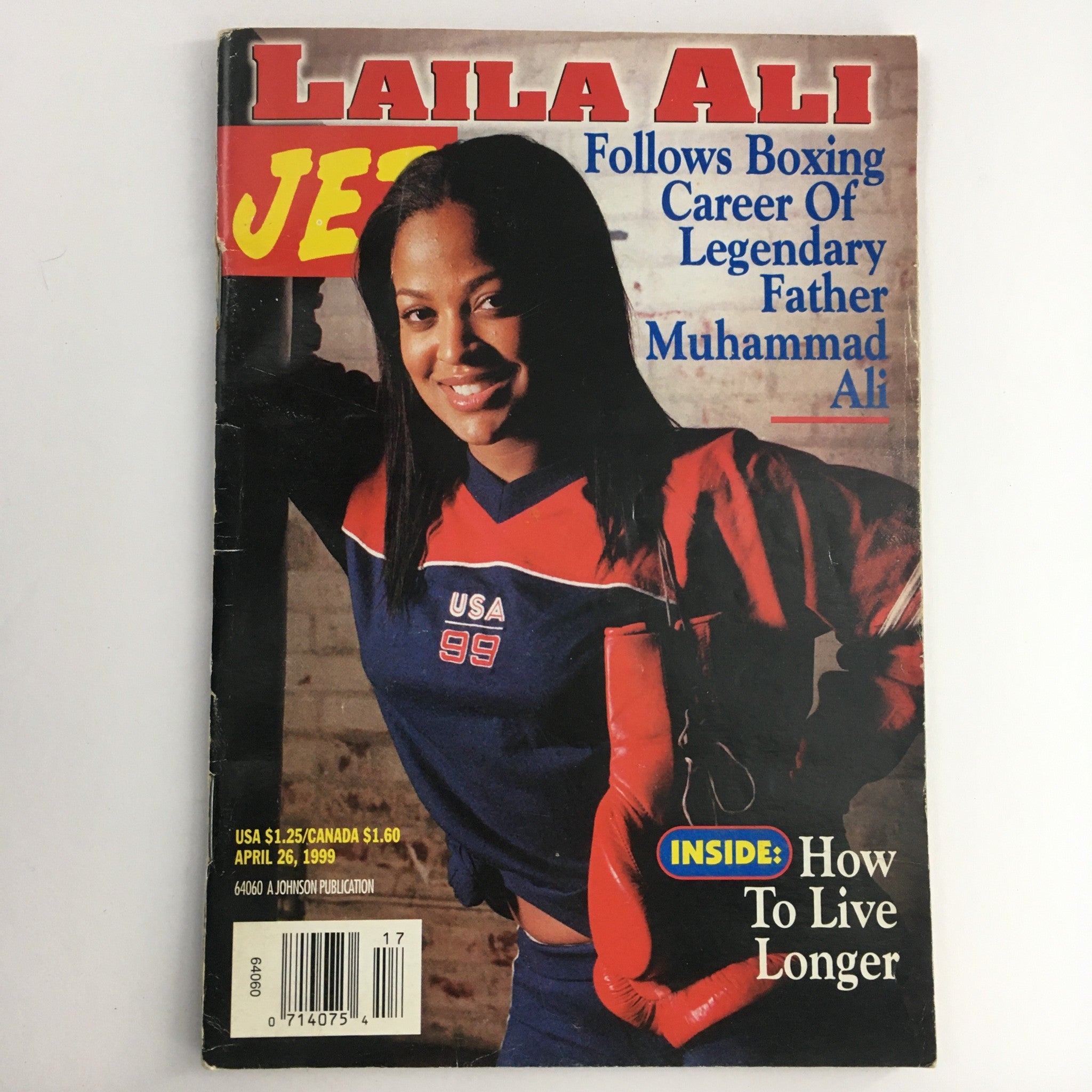 Jet Magazine April 26 1999 Laila Ali Follows Boxing Career of Muhammad Ali