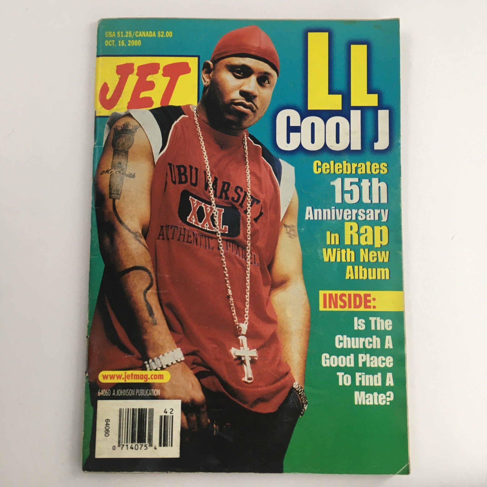 Jet Magazine October 16 2000 Ll Cool J Celebrates 15th Anniversary in Rap