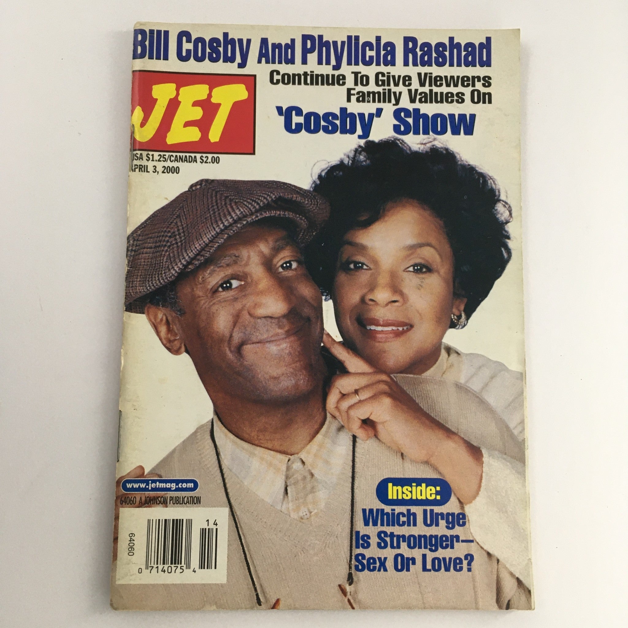 Jet Magazine April 3 2000 Bill Cosby and Phyllcia Rashad on 'Cosby Show' Feature