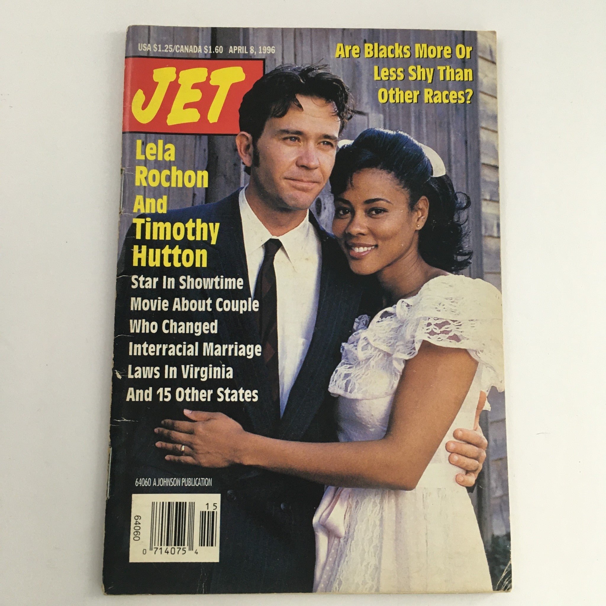 Jet Magazine April 8 1996 Lela Rochon and Timothy Hutton Interracial Marriage