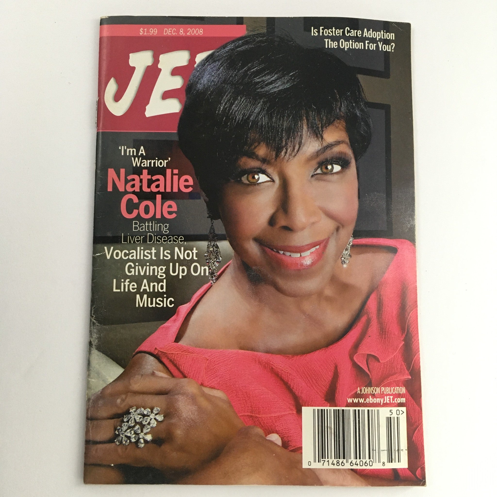 Jet Magazine December 8 2008 Natalie Cole Battling Liver Disease & Not Giving Up