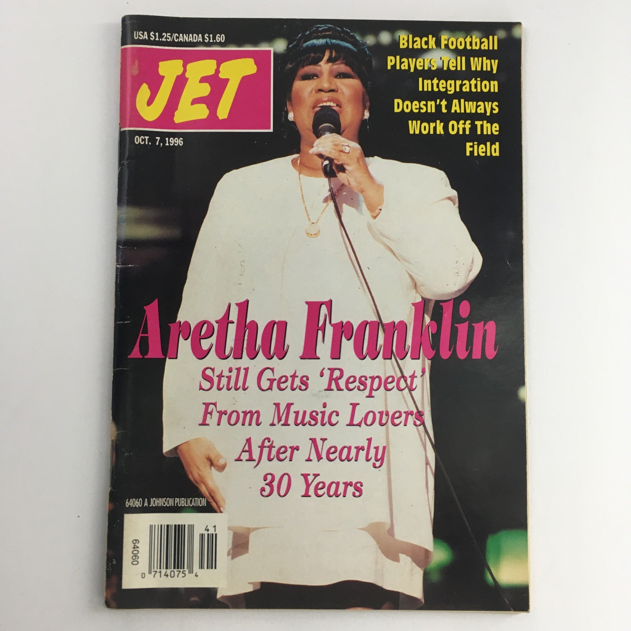 Jet Magazine October 7 1996 Aretha Franklin Still Gets 'Respects' Music Lovers