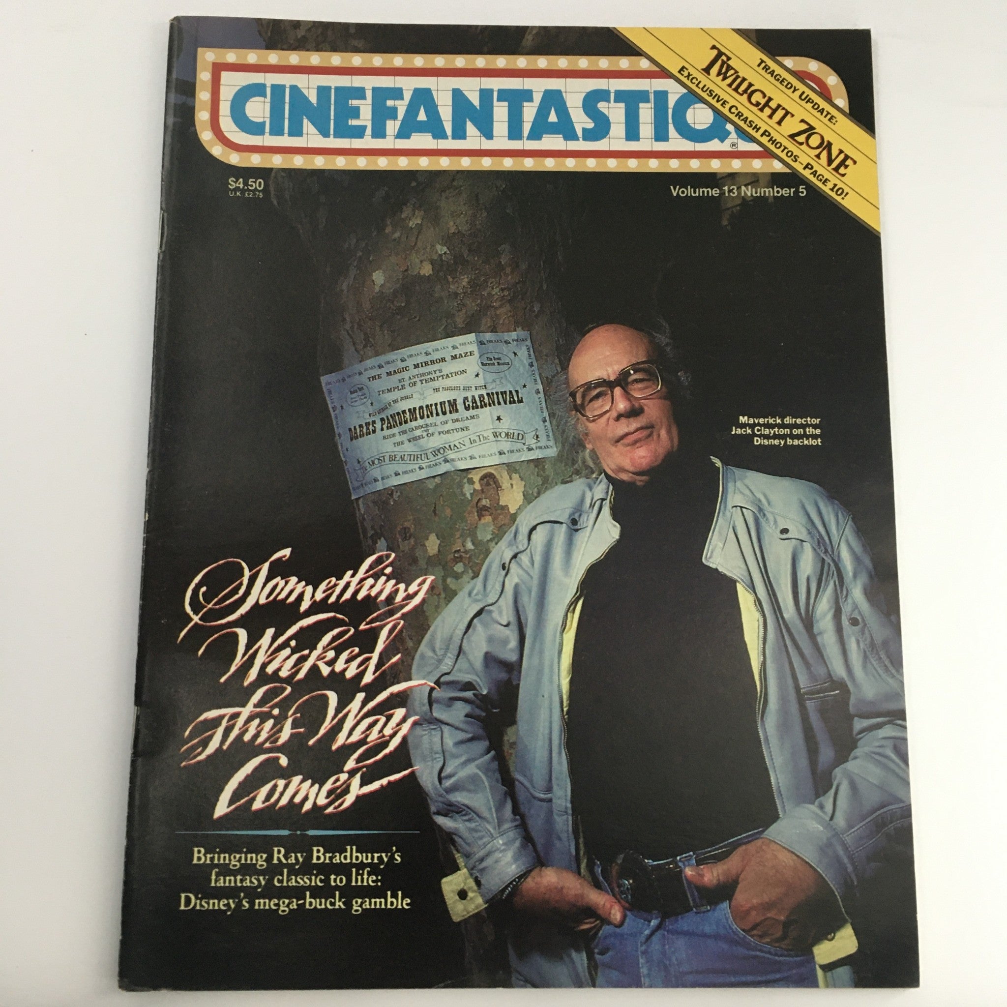 Cinefantastique June-July 1983 Vol 13 #5 Maverick Director Jack Clayton on Set