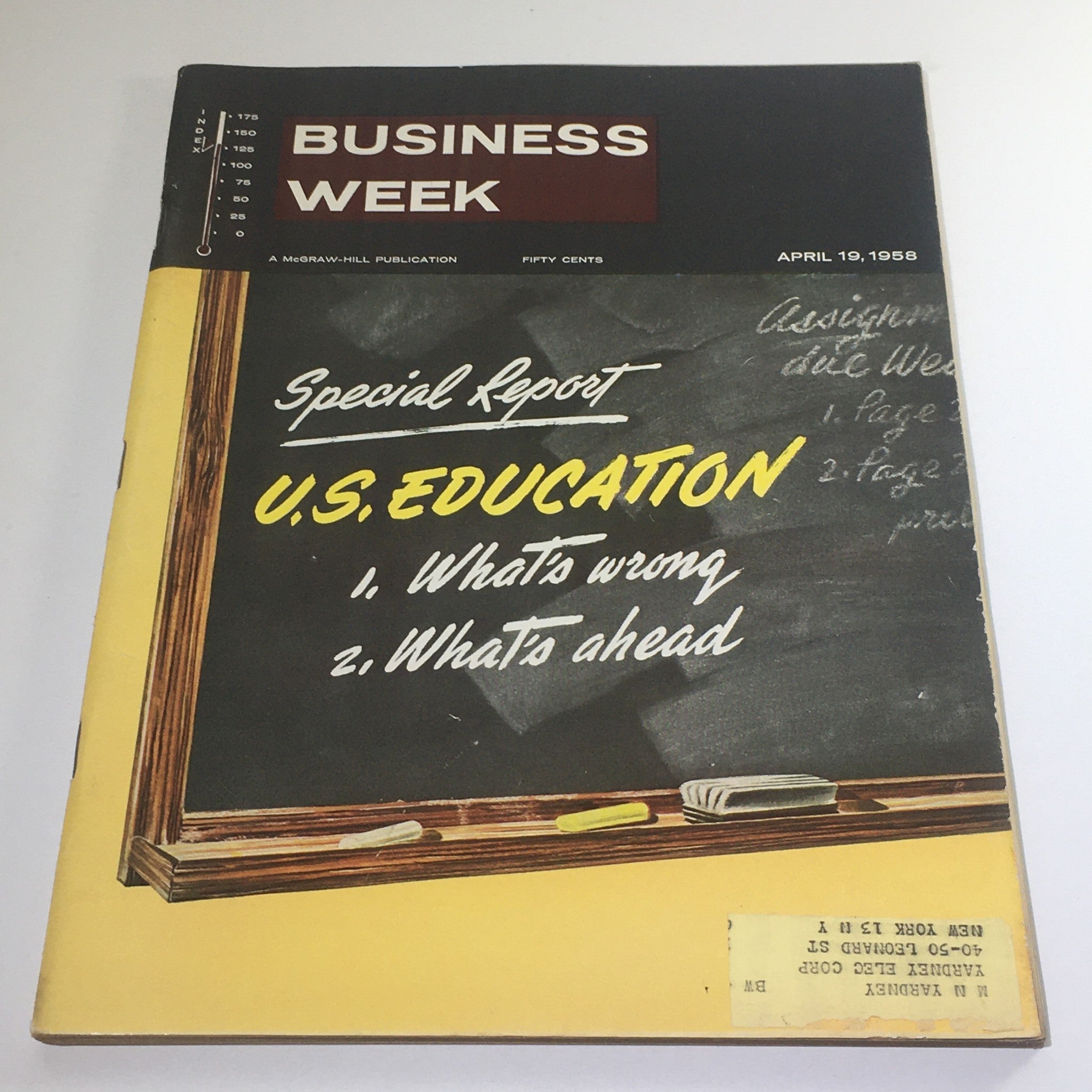 Business Week Magazine: April 19 1958 - Special Report: U.S. Education