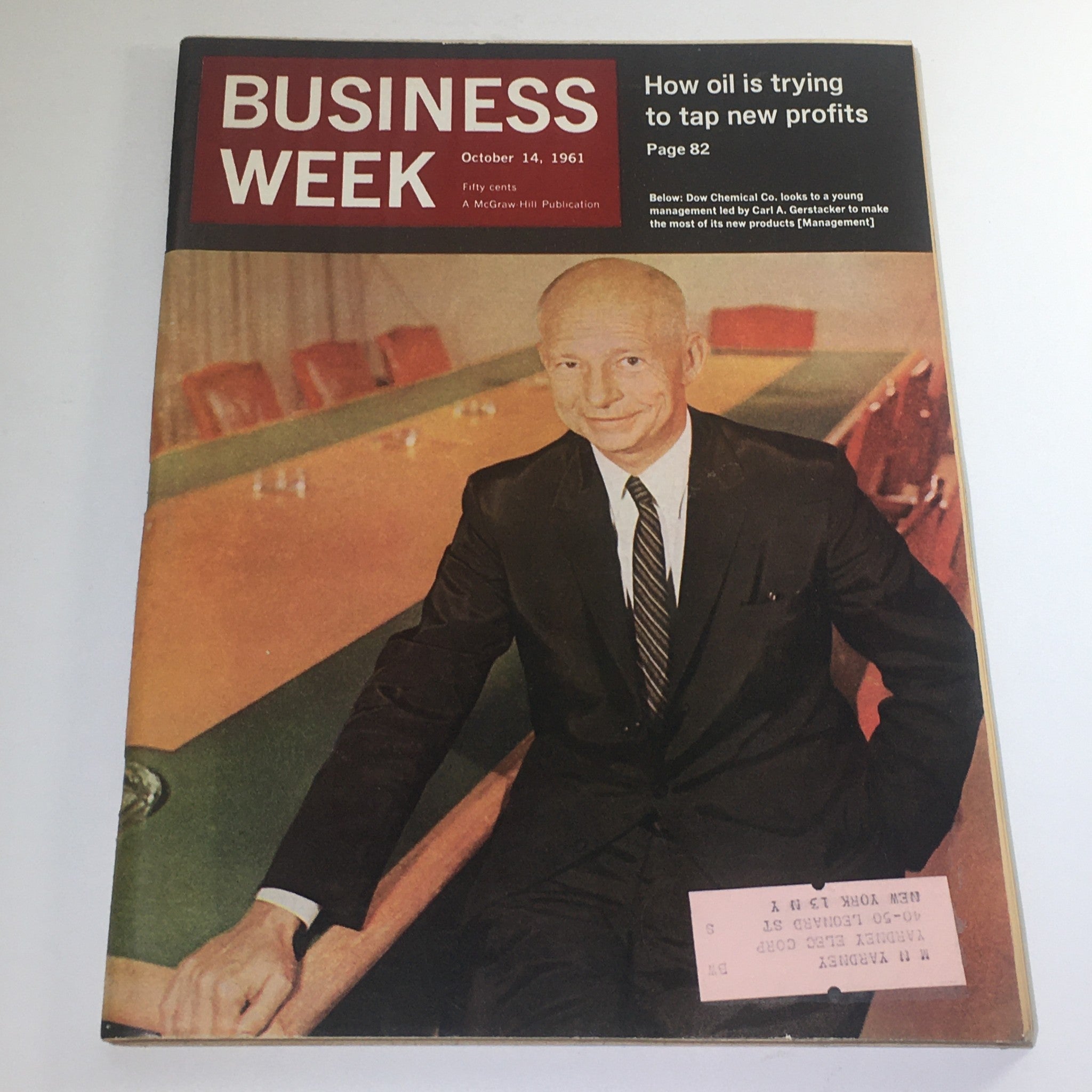 Business Week Magazine: October 14 1961 - Dow Chemical Co.'s Carl A. Gerstacker