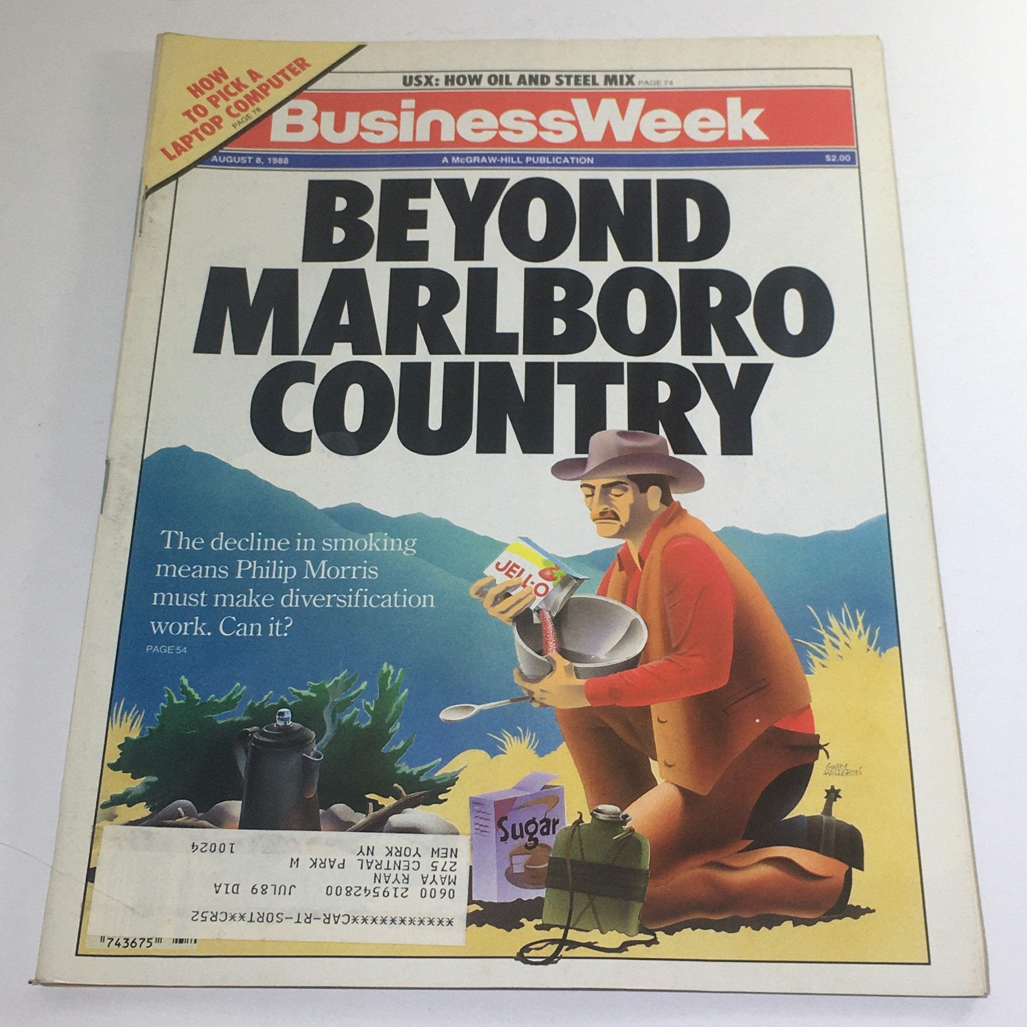 Business Week Magazine: August 8 1988 - Beyond Marlboro Country/Oil & Steel Mix