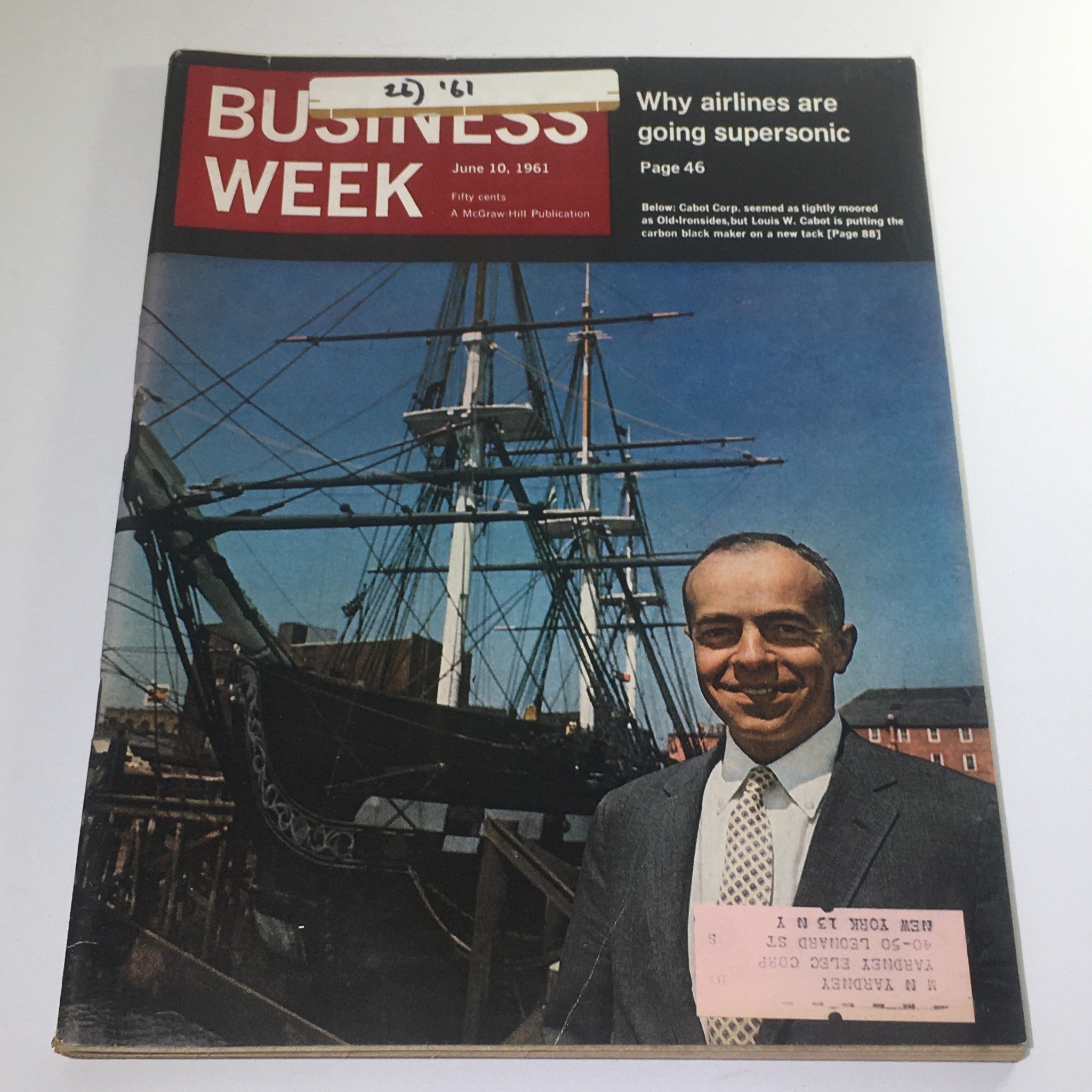 Business Week Magazine: June 10 1961 - Cabot Corporation's Louis W. Cabot