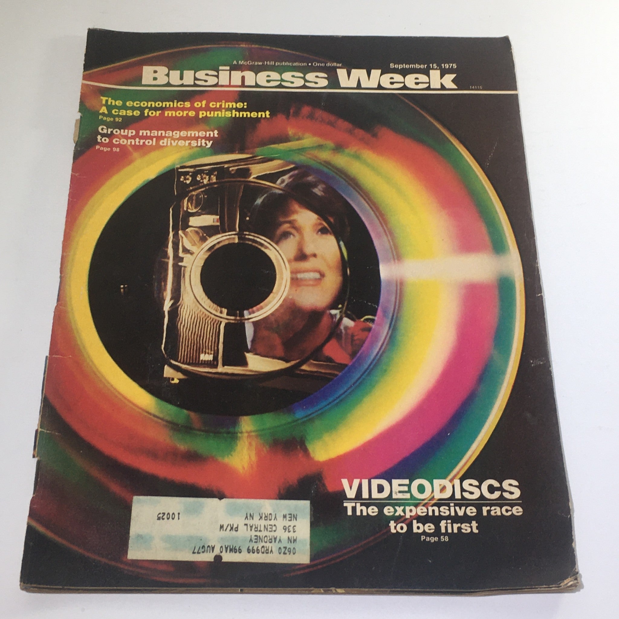 Business Week Magazine: September 15 1975 - Videodiscs, The Expensive Race