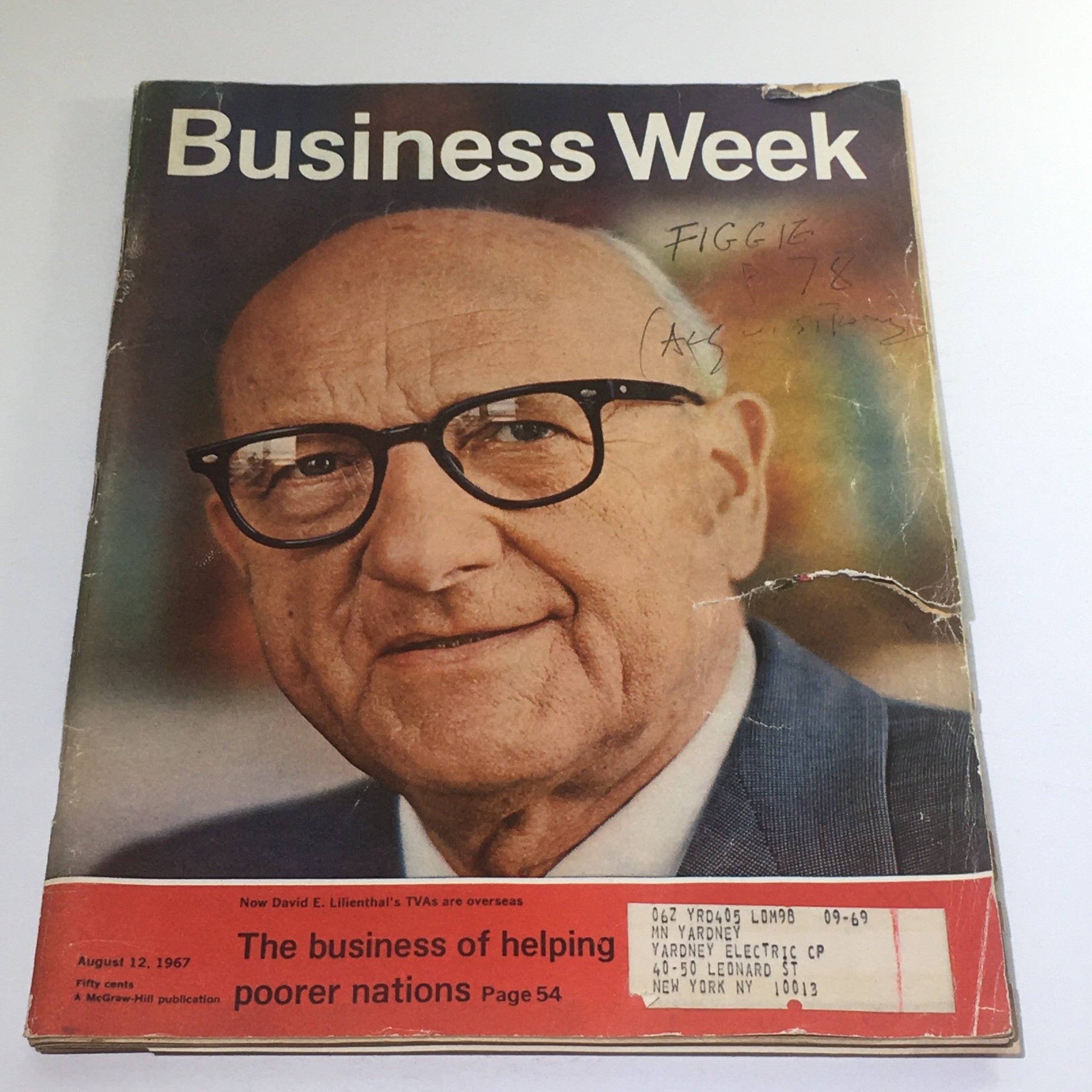 Business Week Magazine: August 12 1967 - David E. Lilienthal's TVAs Are Overseas