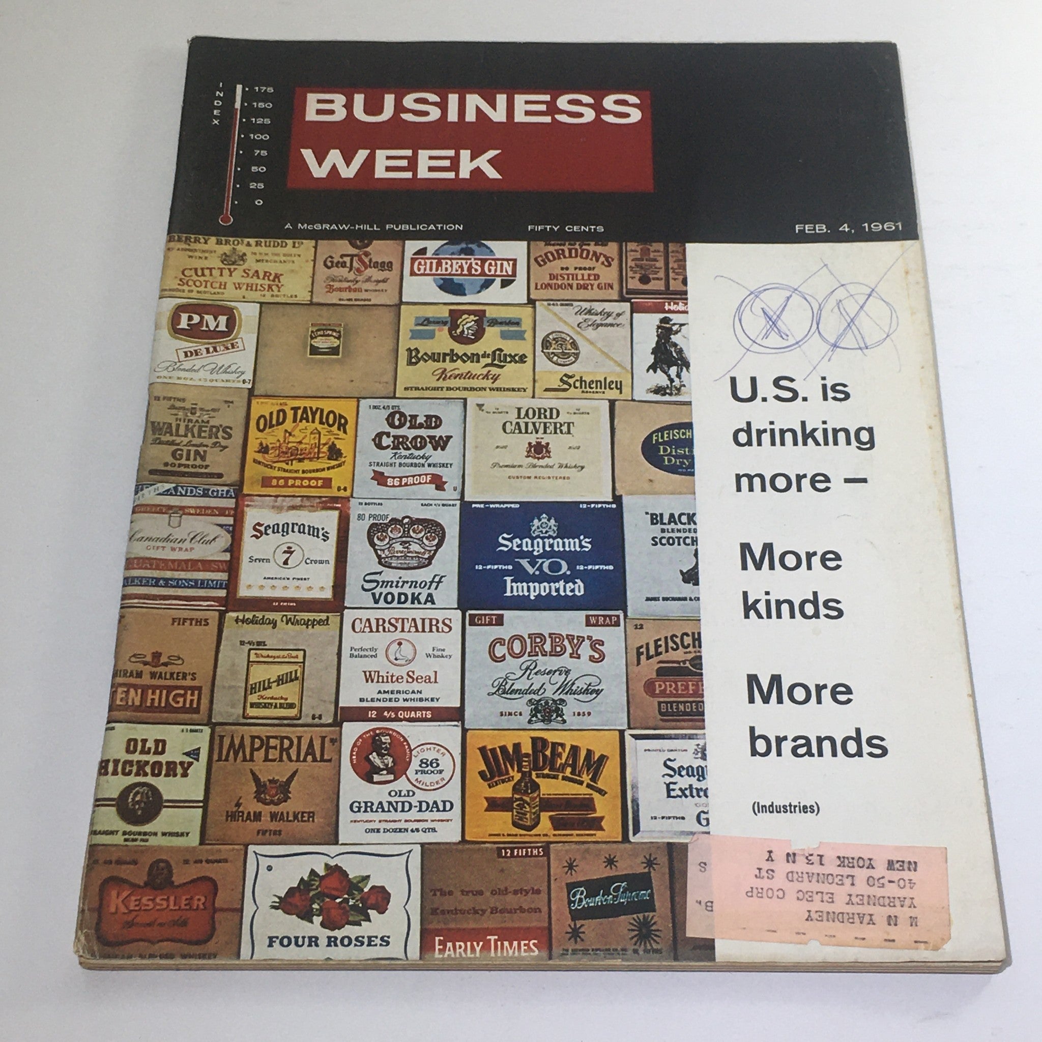 Business Week Magazine: February 4 1961 - U.S. Drinking More Brands, More Kinds