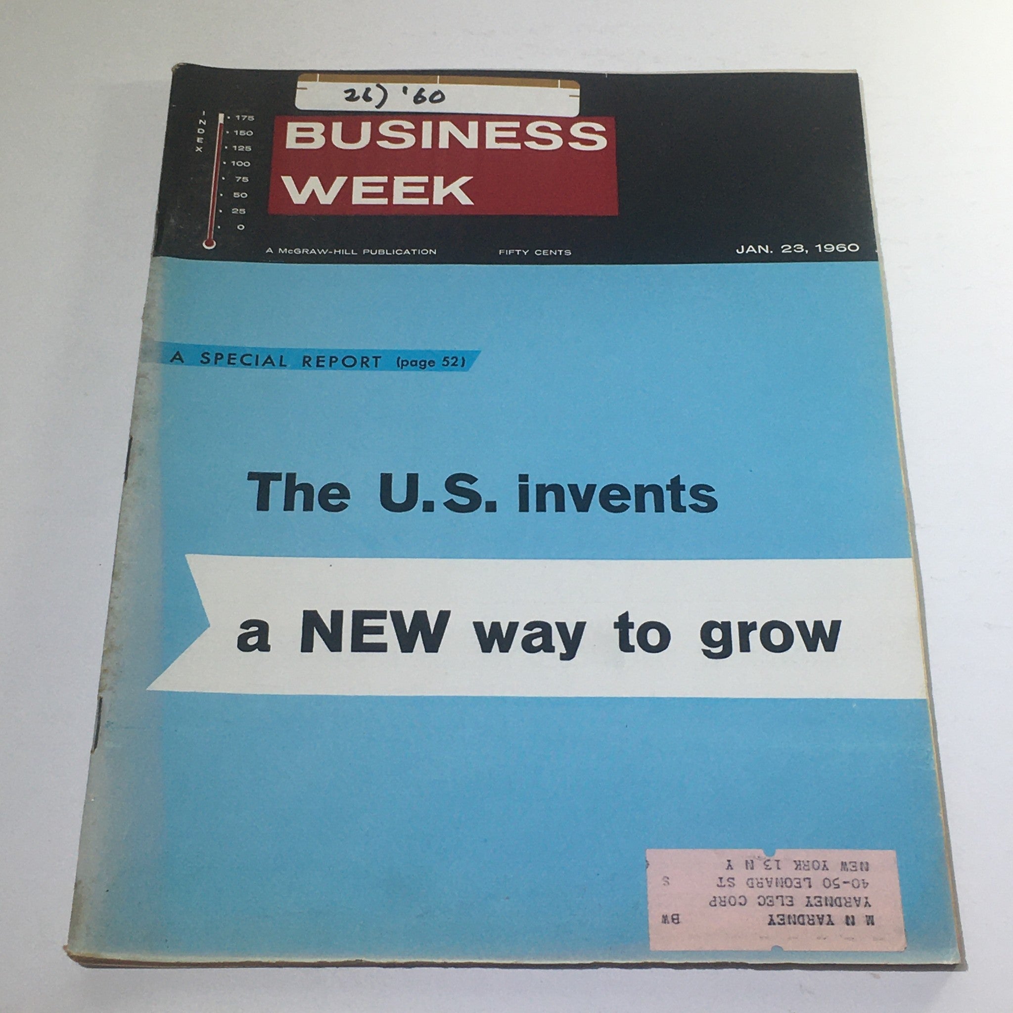 Business Week Magazine: January 23 1960 - The U.S. Invents A New Way To Grow