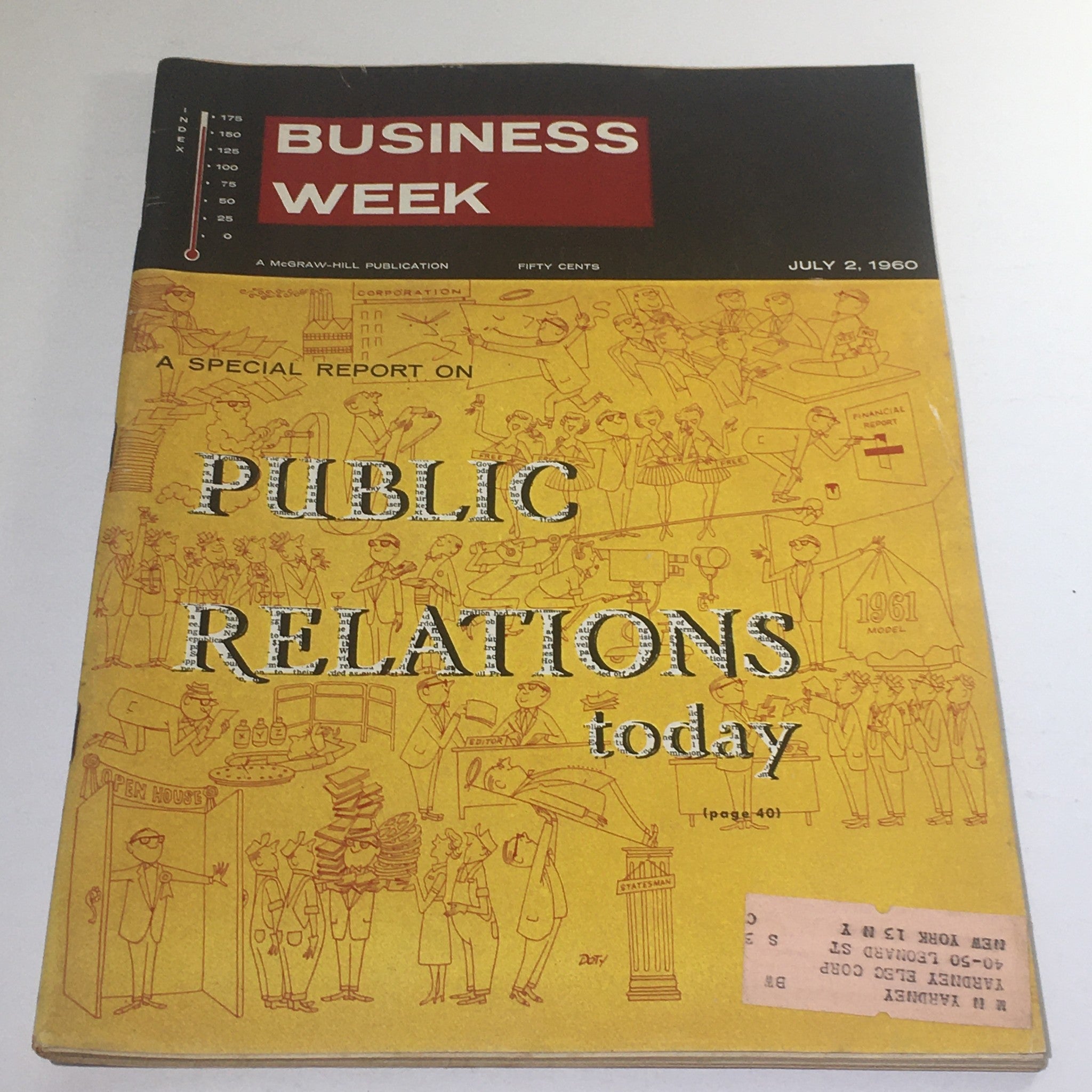 Business Week Magazine: July 2 1960 - Special Report: Public Relations Today